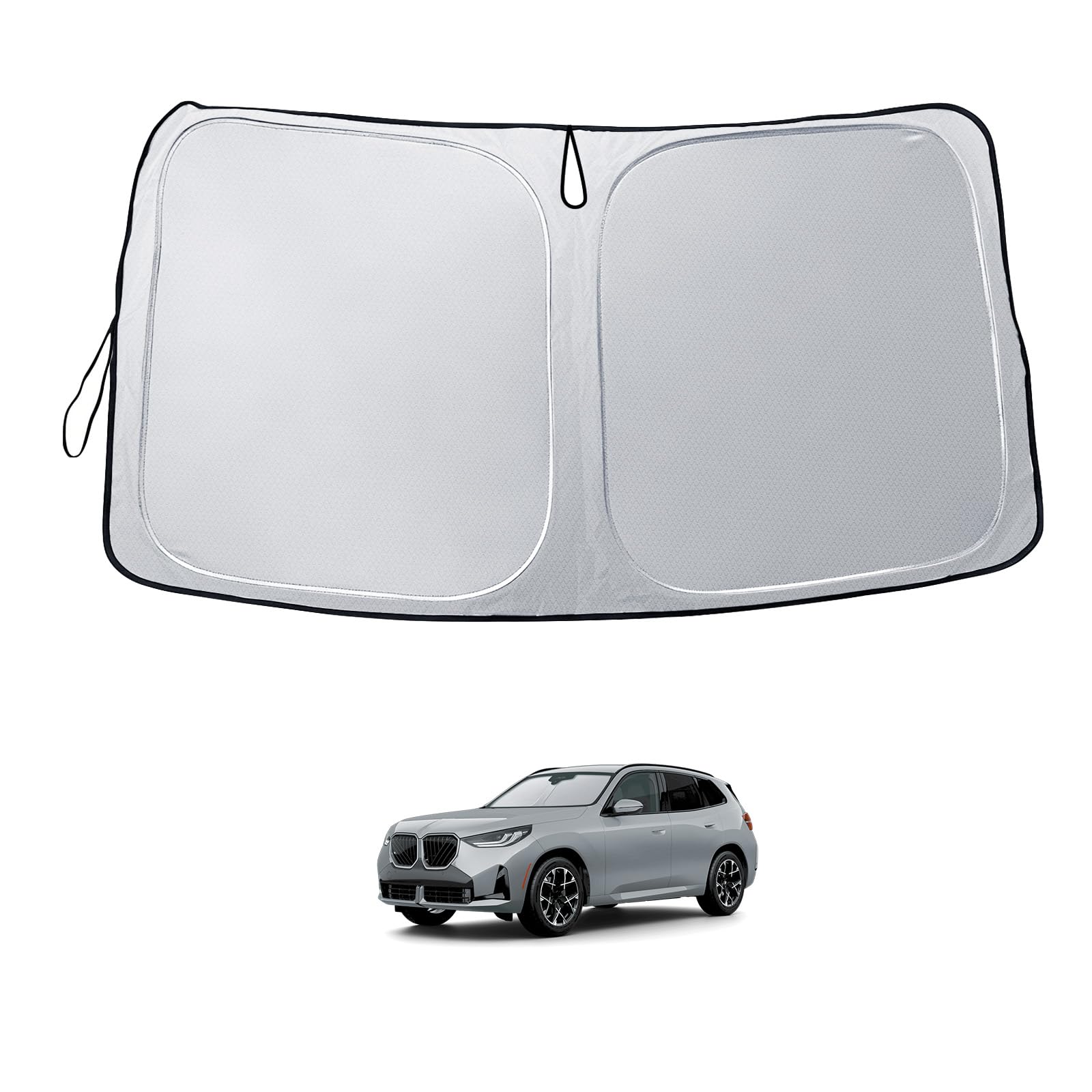 LUWU [Upgrade] Sonnenschutz Auto Kompatibel mit BMW X3 G45 2025 2026 Facelift Sonnenschutz Frontscheibe Innen Windschutzscheibe Sonnenschirm Sonnenblende Abkühlung UV Schutz X3 G45 Zubehör
