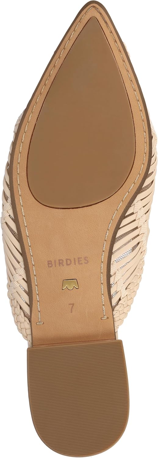 Birdies Goldfinch Women's Flats, Sleek Slip-On Shoes, All-Day Comfort Slides, Pointed Toe - Image 5