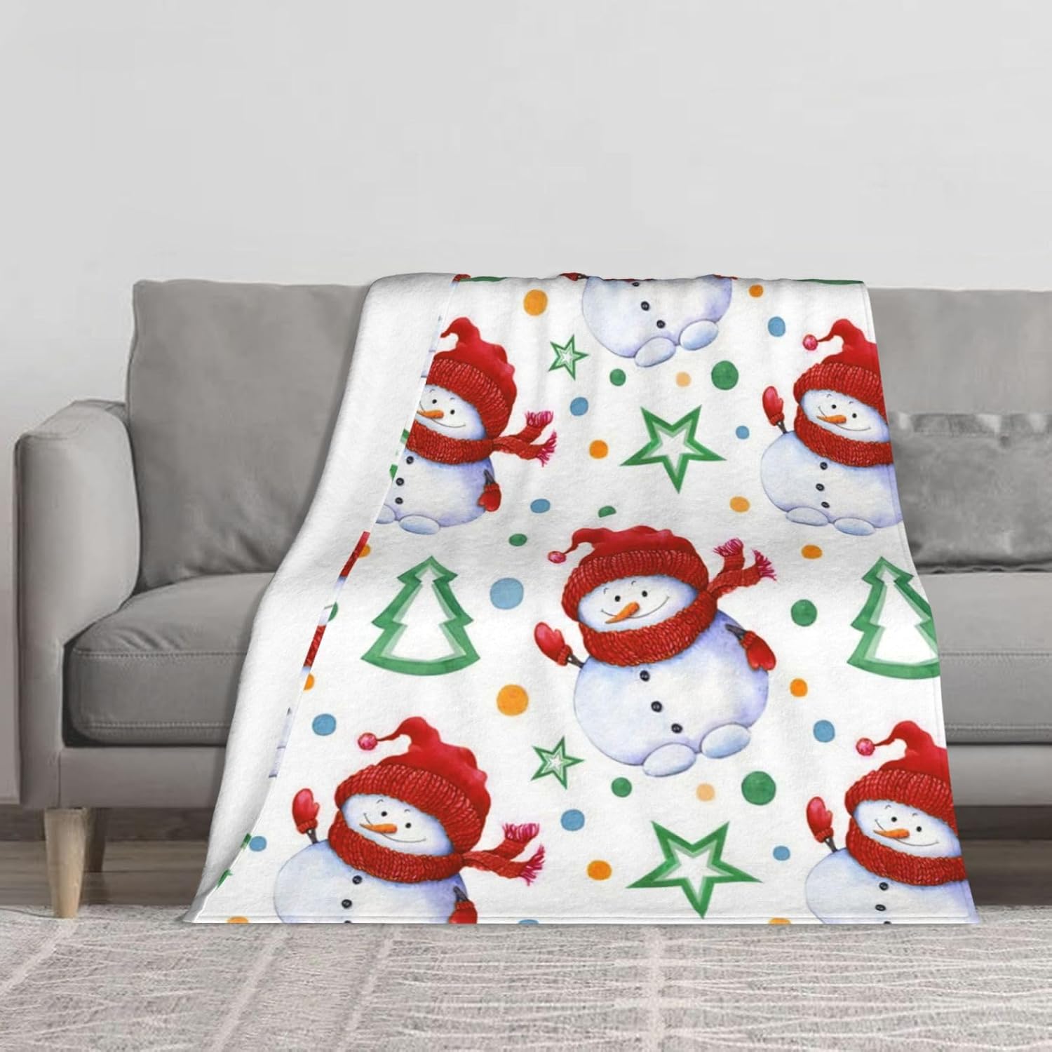 Christmas Blanket Merry Christmas Throw Blanket Red Flannel