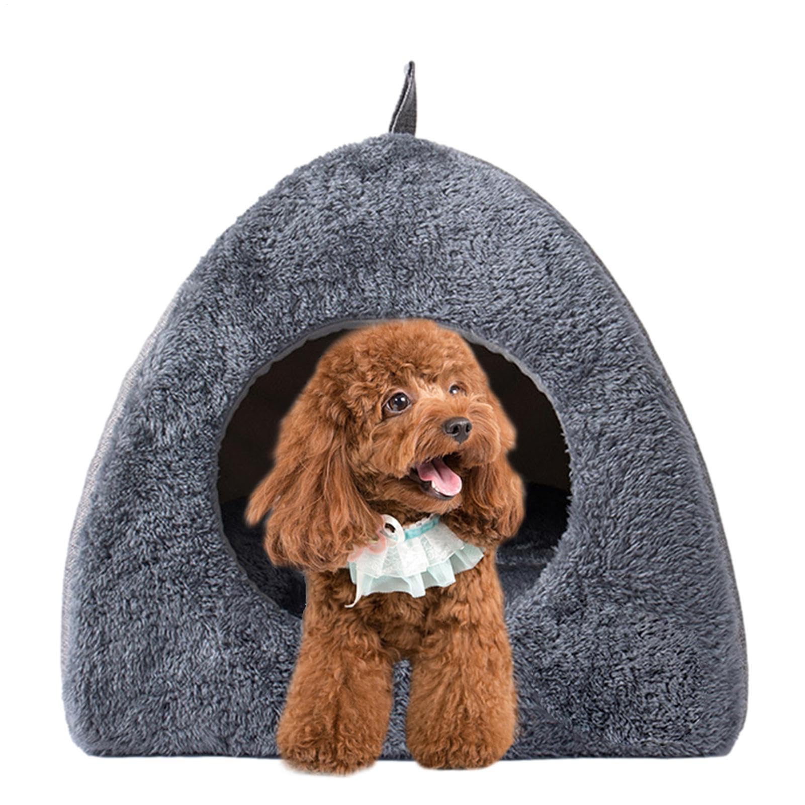Maison pour chat lavable et niche confortable avec coussin amovible