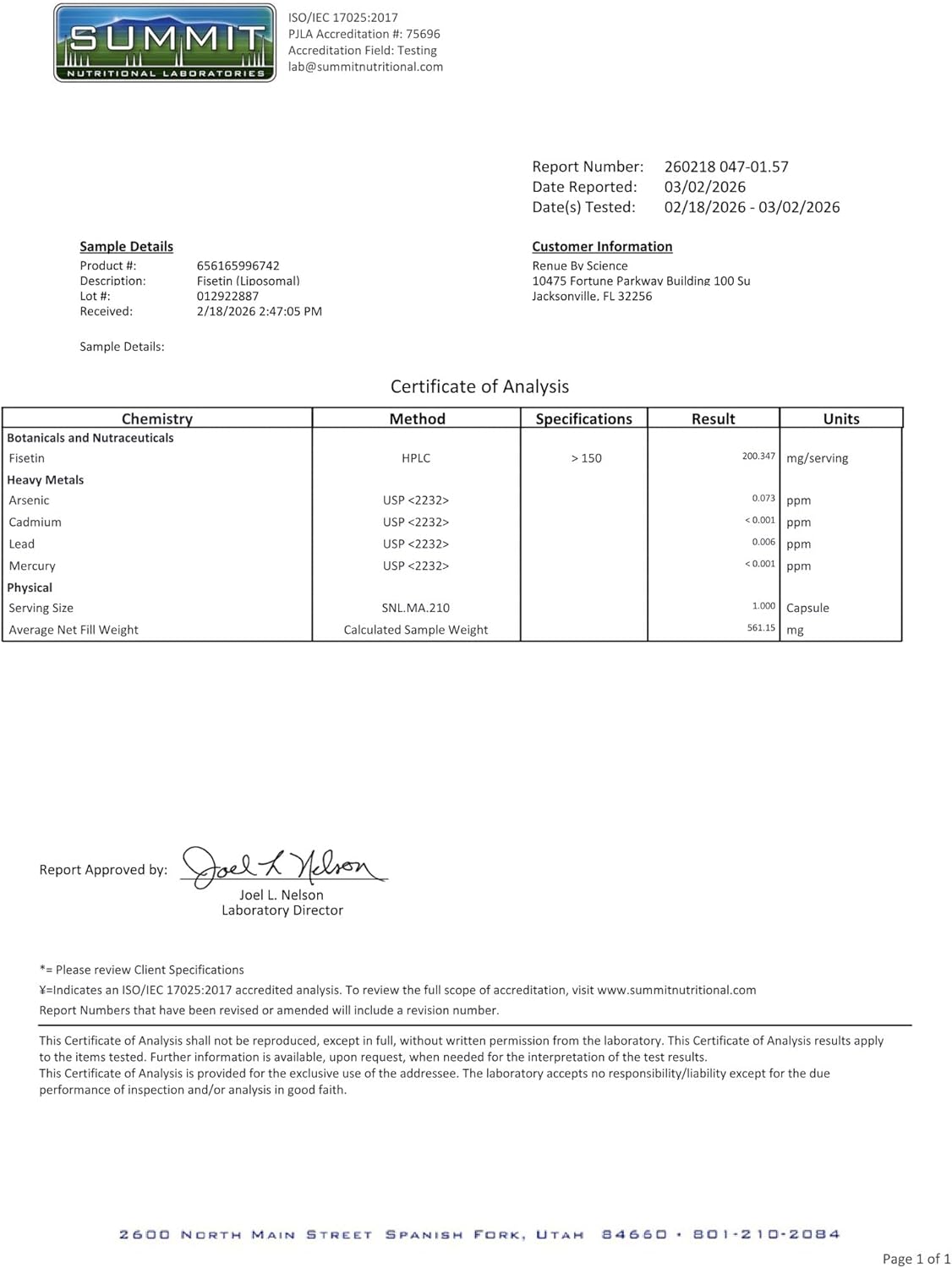 Renue By Science Fisetin | 90 Liposomal Fisetin Supplements - 150mg Fisetin per Serving | Senolytic Supplements | Bioavailable Formula for Increased Absorption | Non-GMO & Made in the USA
