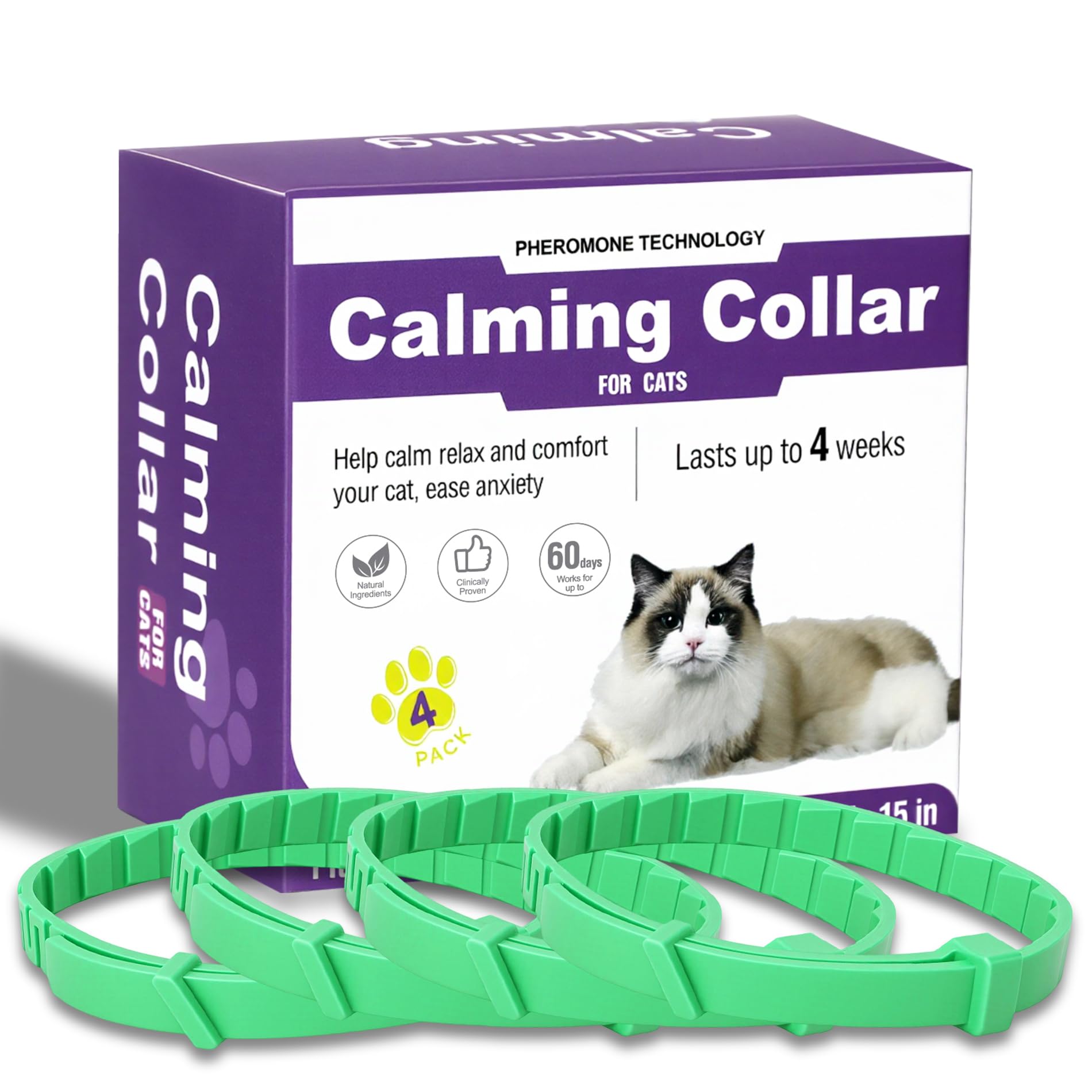 Olgoding Calming Collar 4-Pack