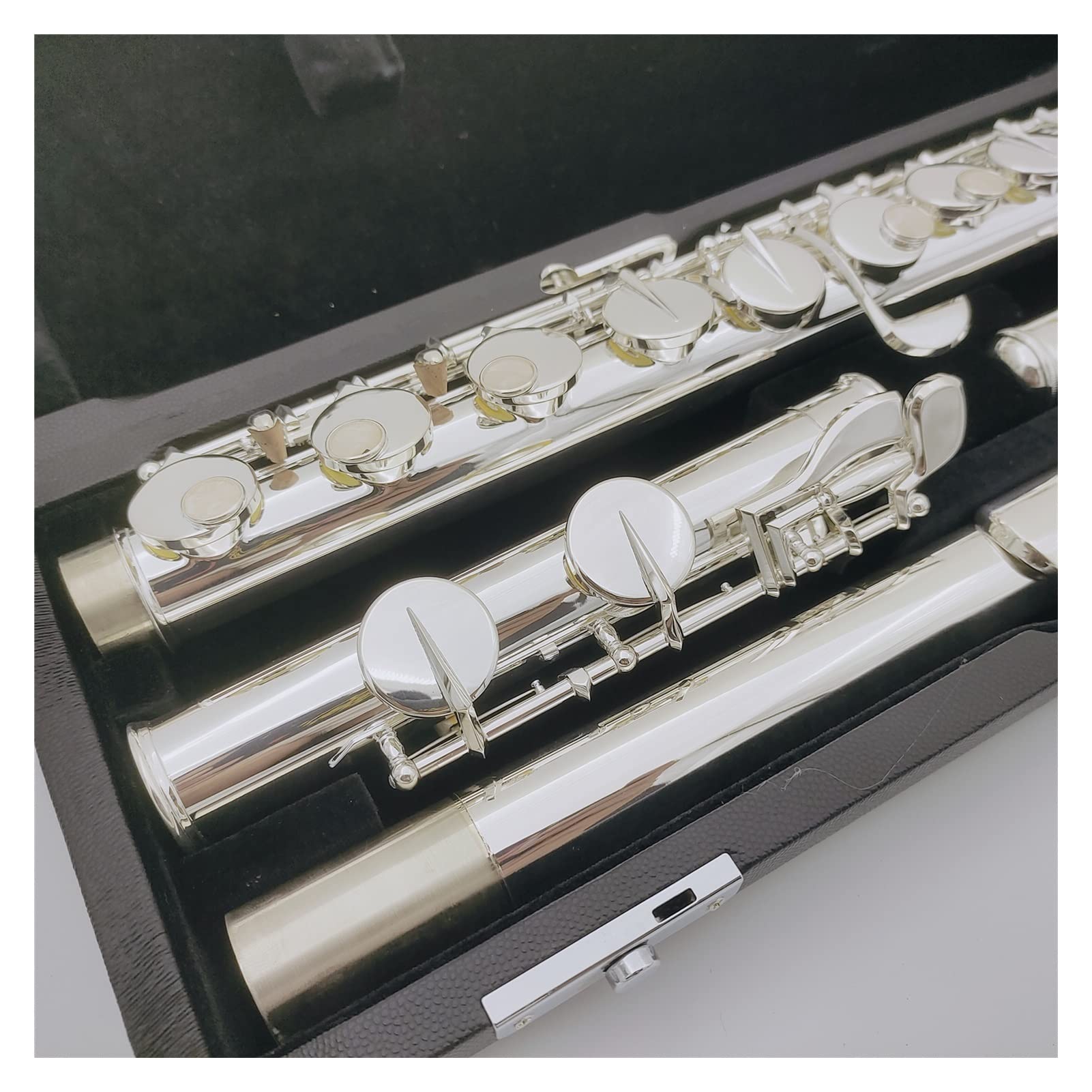Alto Flute G Tune 16 Tasti Chiusi per Foro Sliver Placcato Strumento Musicale Professionale con Custodia Flauto