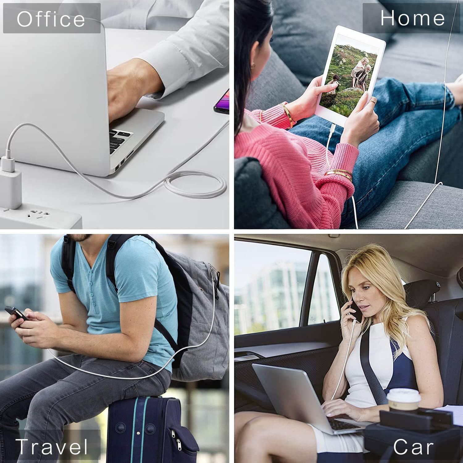 Homemo Iphone Compatible lightning to USB Fast Charging cable — Amazon image 7