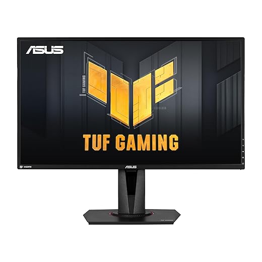 ASUS TUF Joging 27" Tela De Jogos 2K HDR(Vg27Aq) WQHD(2560 X 1440) 165Hz(Suportes 144Hz) 1Ms, Desfoque De Movimento Baixo Extremo, Alto-Falante, Compatível Com Sincronização G, Montável Vesa