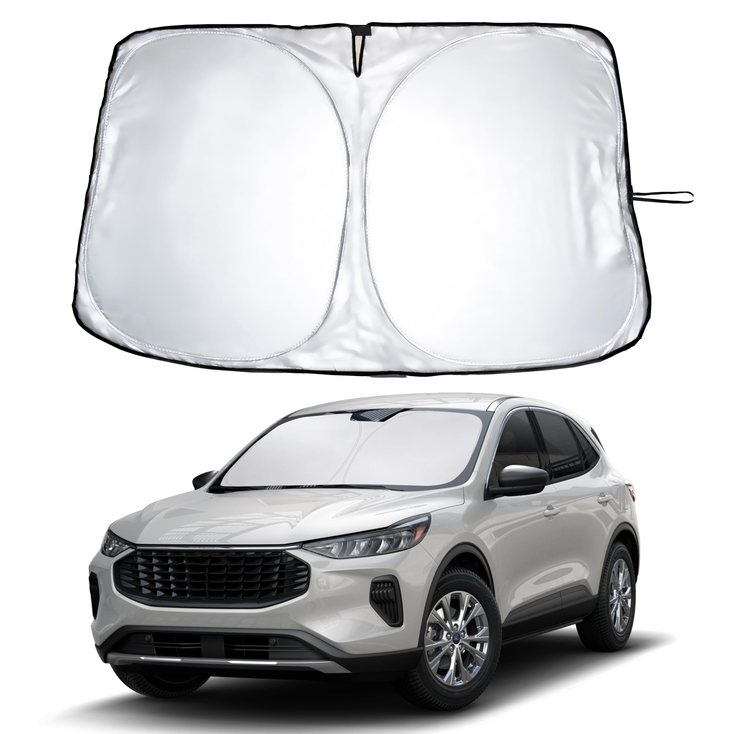 Econour Windshield Sunshade Compatible for Ford Escape 2020-2024 2025 2026