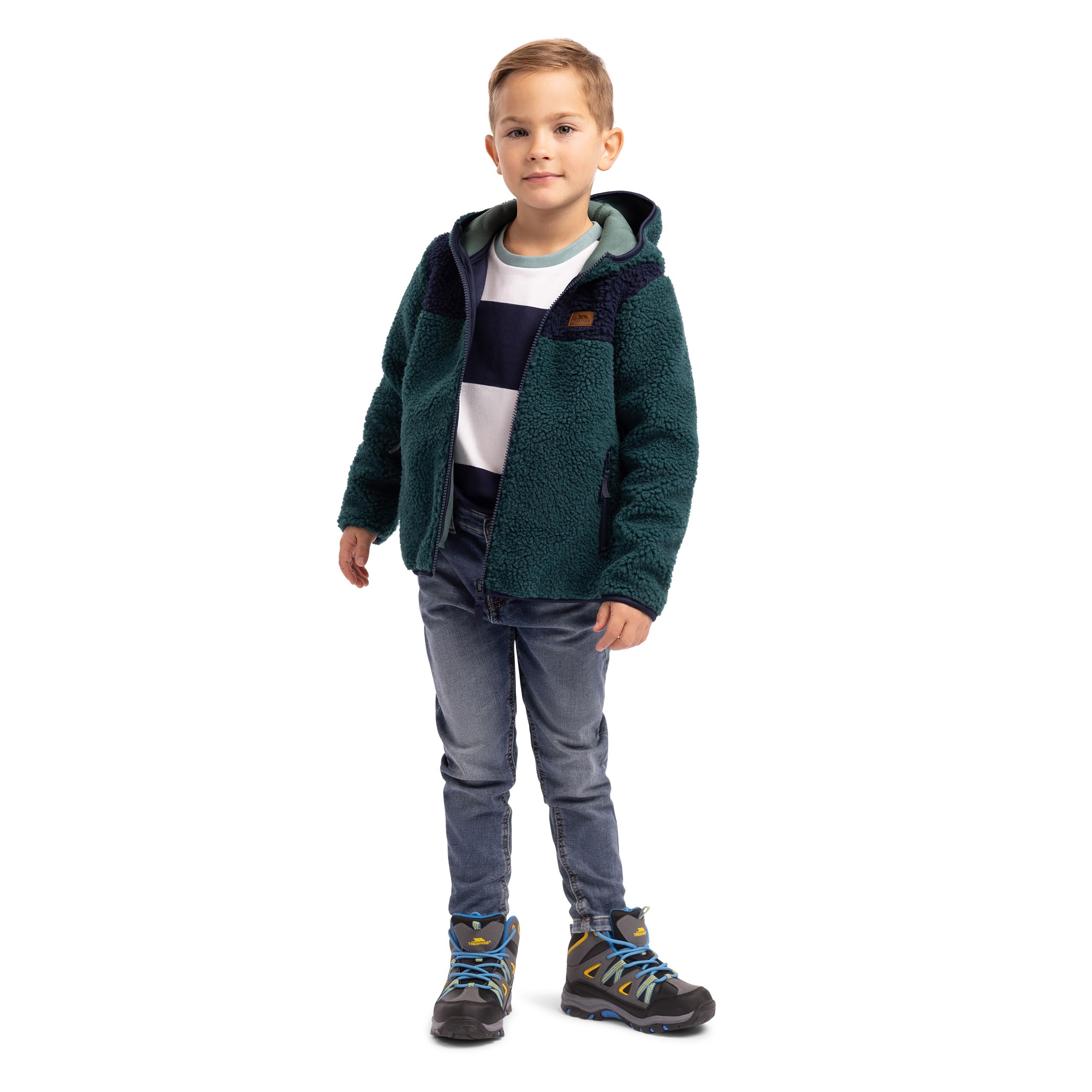 Trespass Unisex Kids Spruce Green Kids Fleece Lindenn 5/6