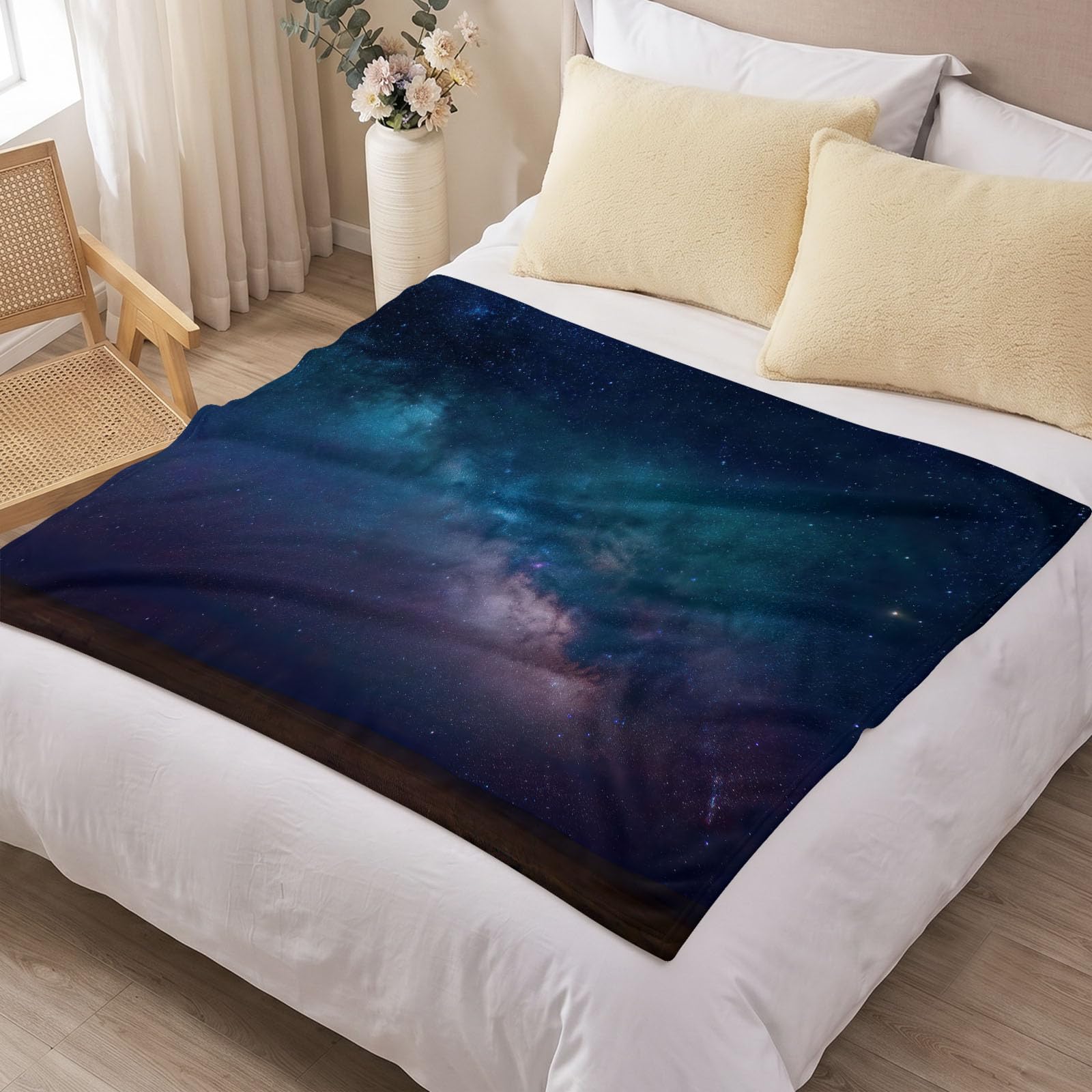Koc narzuta 150 x 200 cm, super miękki polar, ciepła narzuta na łóżko