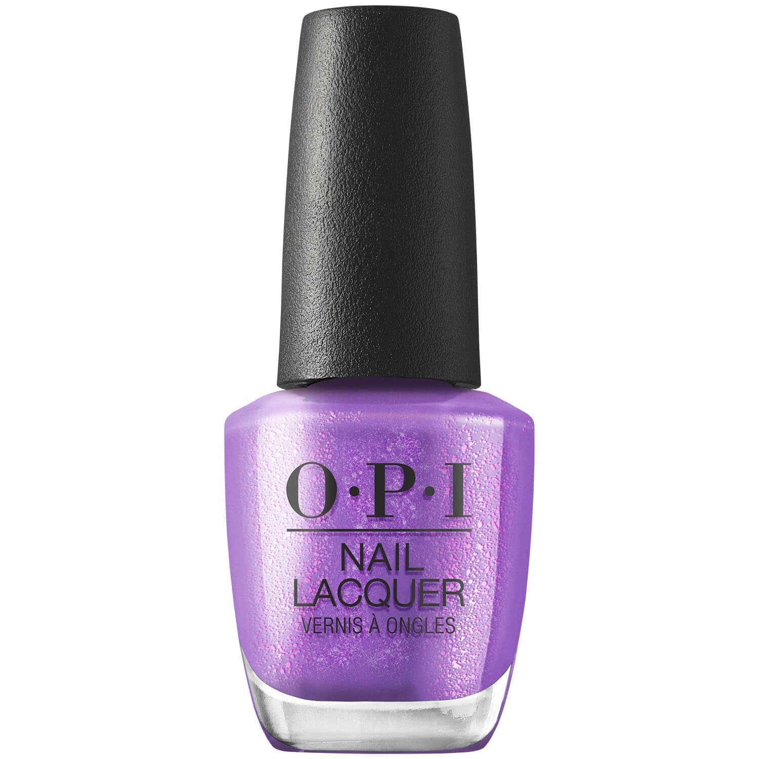 OPI Nail Lacquer Nail Polish Opaque Light Blue Purple Shimmer Chip Resistant Nail Polish Fast Drying Streak Free