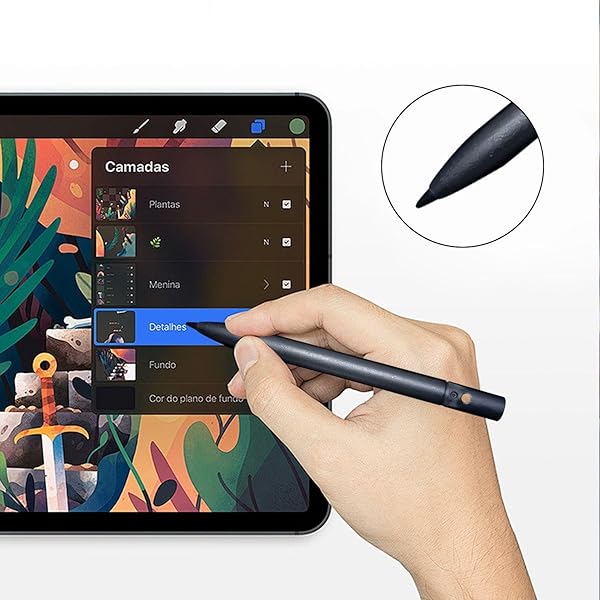 6 Stylets Et 6 Cordons De Stylet, Stylos pour Écran Tactile pour Enfants, Stylos De Remplacement pour Tableau D'Écriture pour Enfants, Corde Élastique Anti-Perte - 3