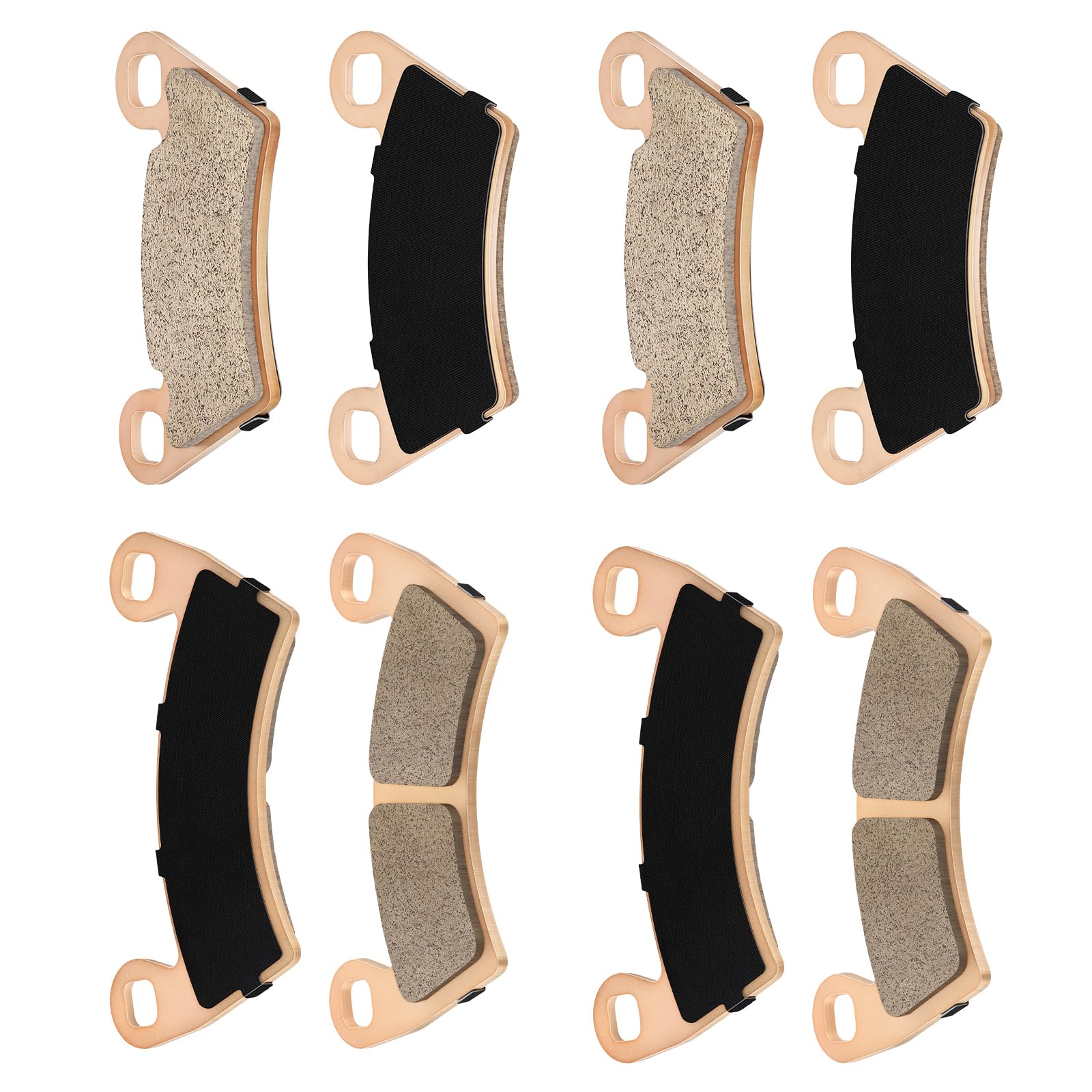 Sinter - Pastillas de freno delantero y trasero para Polaris RZR-4-800 RZR-900 2010-2014 Ranger 500 570-Crew 570-Full-Size 700 800 900 1000 EV Crew Diesel HST Brutus ACE 325/570/900 LSV