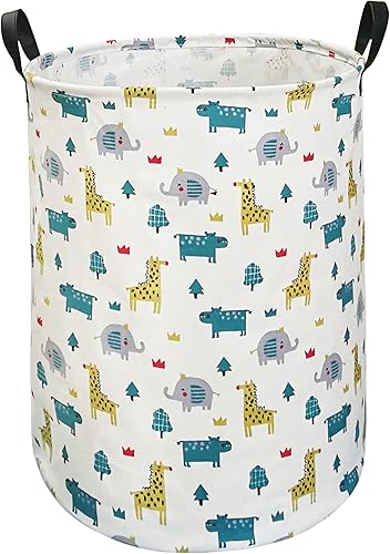 Cesta para la ropa sucia, plegable, impermeable, de lona, para ropa sucia, con dibujos animados, para habitación de los niños, almacenamiento de