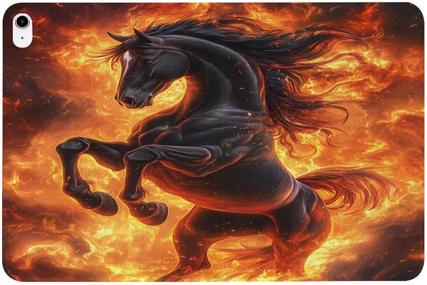 Fire Horse Slim Fit Tablet Case Protective Stand Cover Shell Compatible with iPad 10代 (10.9in)