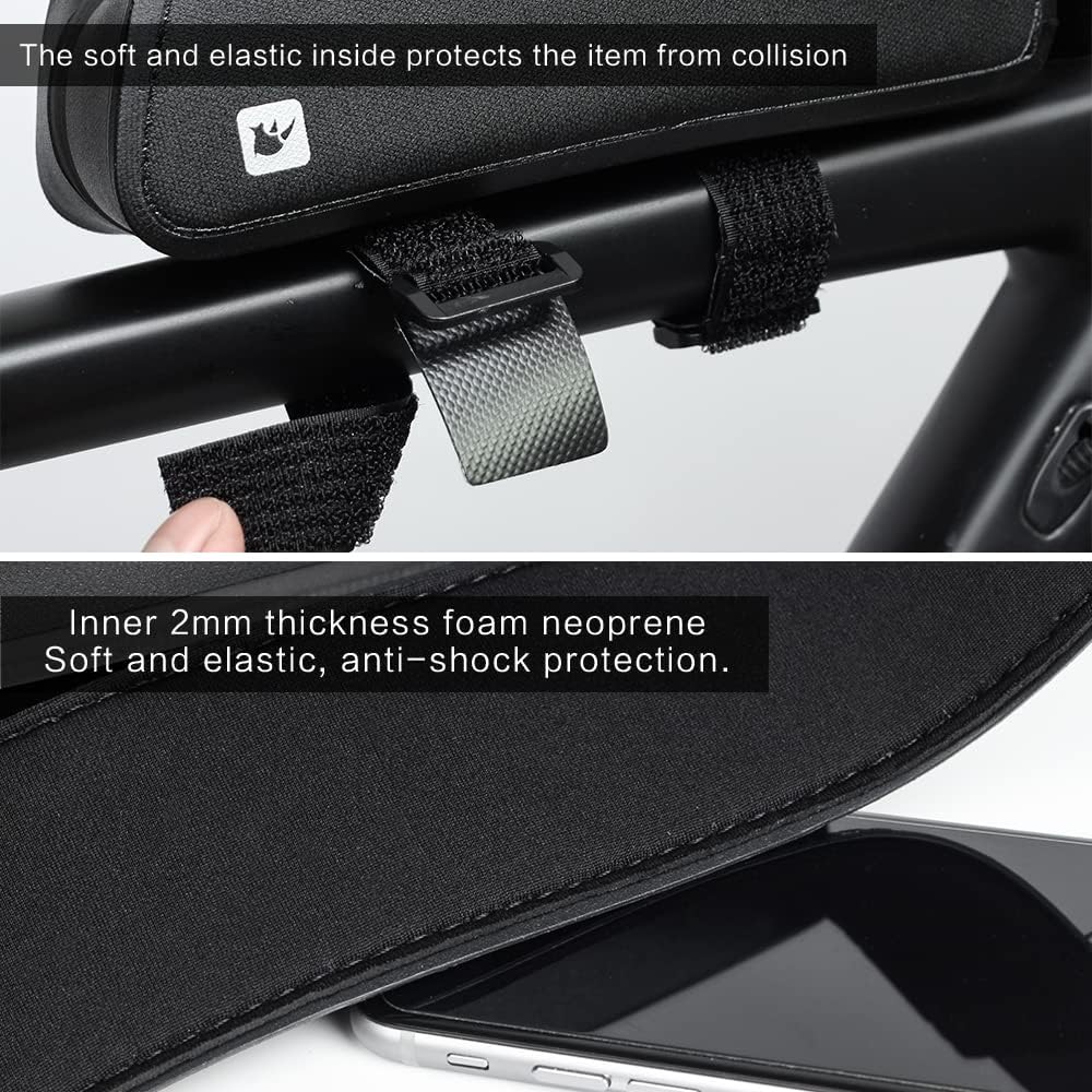 Rhinowalk Bike Bag Bike Top Tube Bag Bike Frame Bag Stable Bicycle Frame Bag Bicycle Bag Professional Cycling Accessories