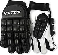 Harrow Double Down Field Hockey Gloves: High-Density Foam Protection, Ventilated Grip Palm, Flexible for Indoor/Outdoor Play, All Sizes & Hands