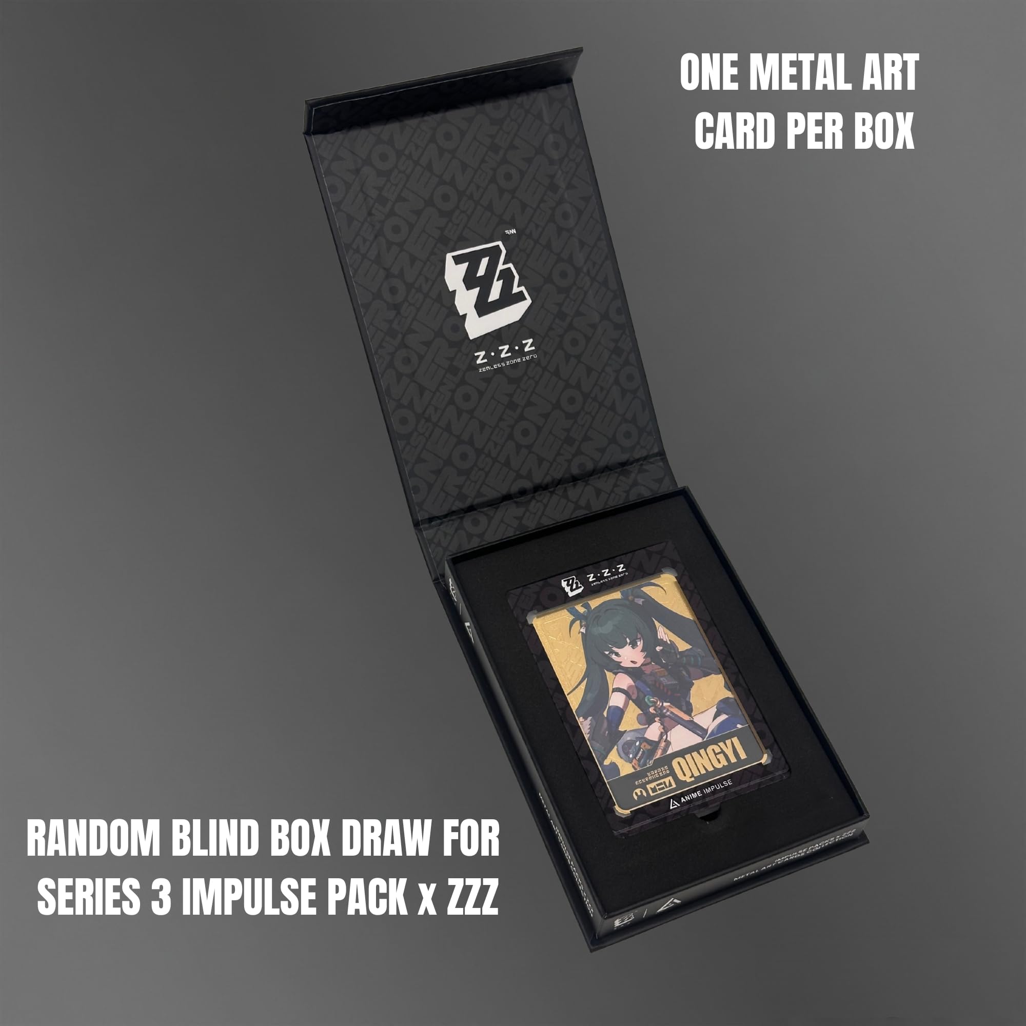 Amazon.com: ZENLESS Zone Zero Impulse Packs x ZZZ Metal Art Cards