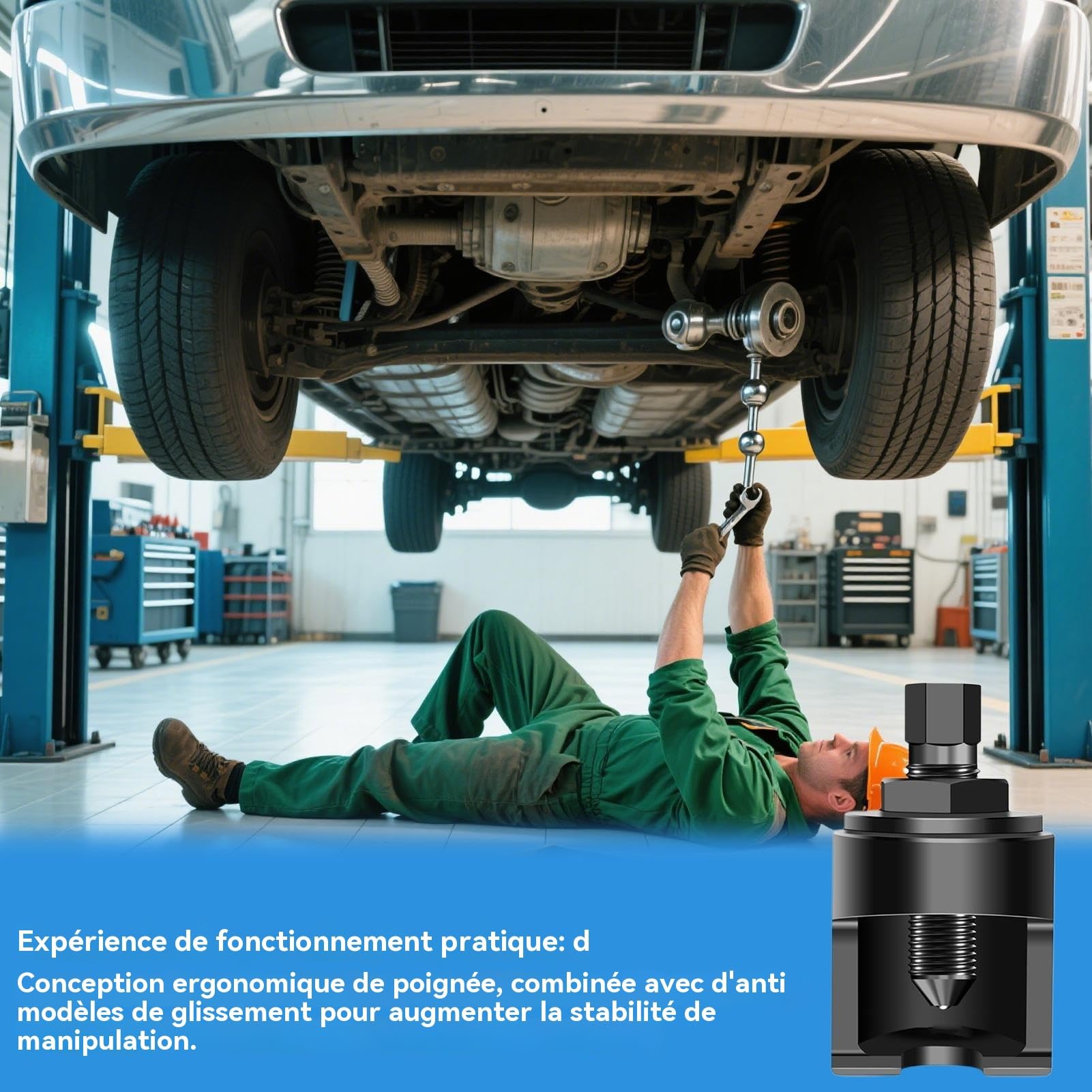 Separador De Rótulas Extractor Antideslizante Con Posicionamiento Preciso | Herramienta Extractora De Rótulas Para Servicio Pesado En Automóviles Y Camiones