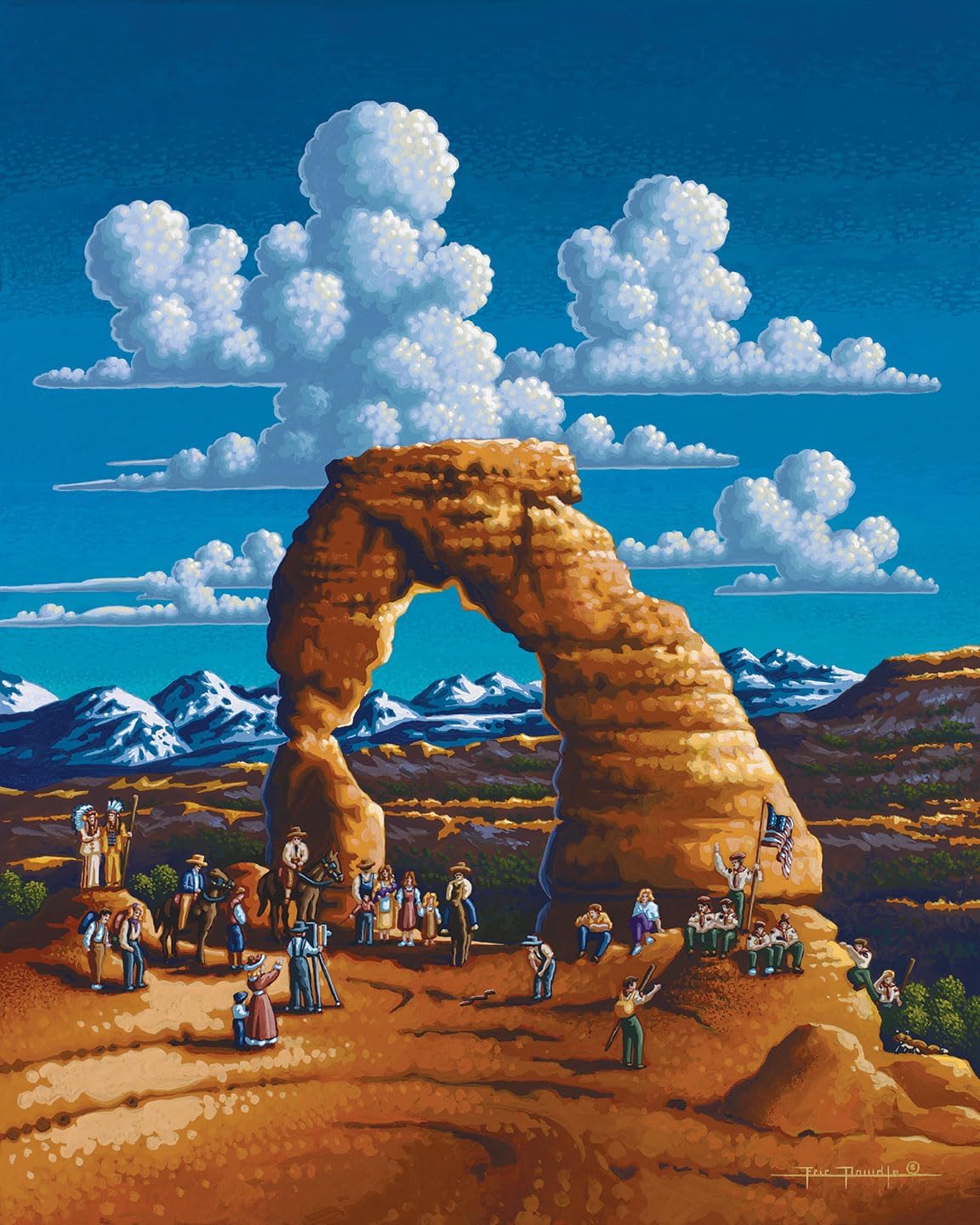 Dowdle Personal Puzzle - Delicate Arch - 210 Piece