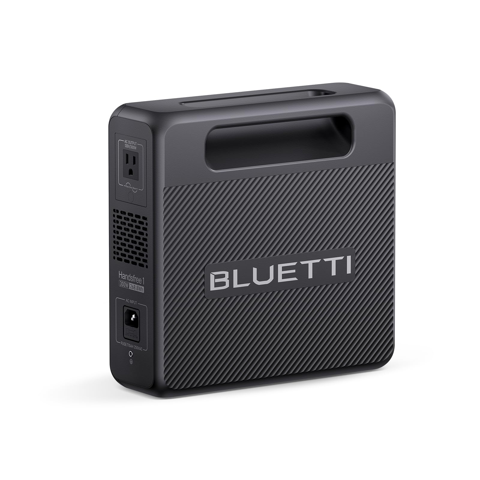 BLUETTI Handsfree 1 Portable Power Station, 268.8Wh 300W Solar Generator, 5 Output Ports, LiFePO4 Battery Backup for Camping, Drones, Photography (Backpack Not Included)