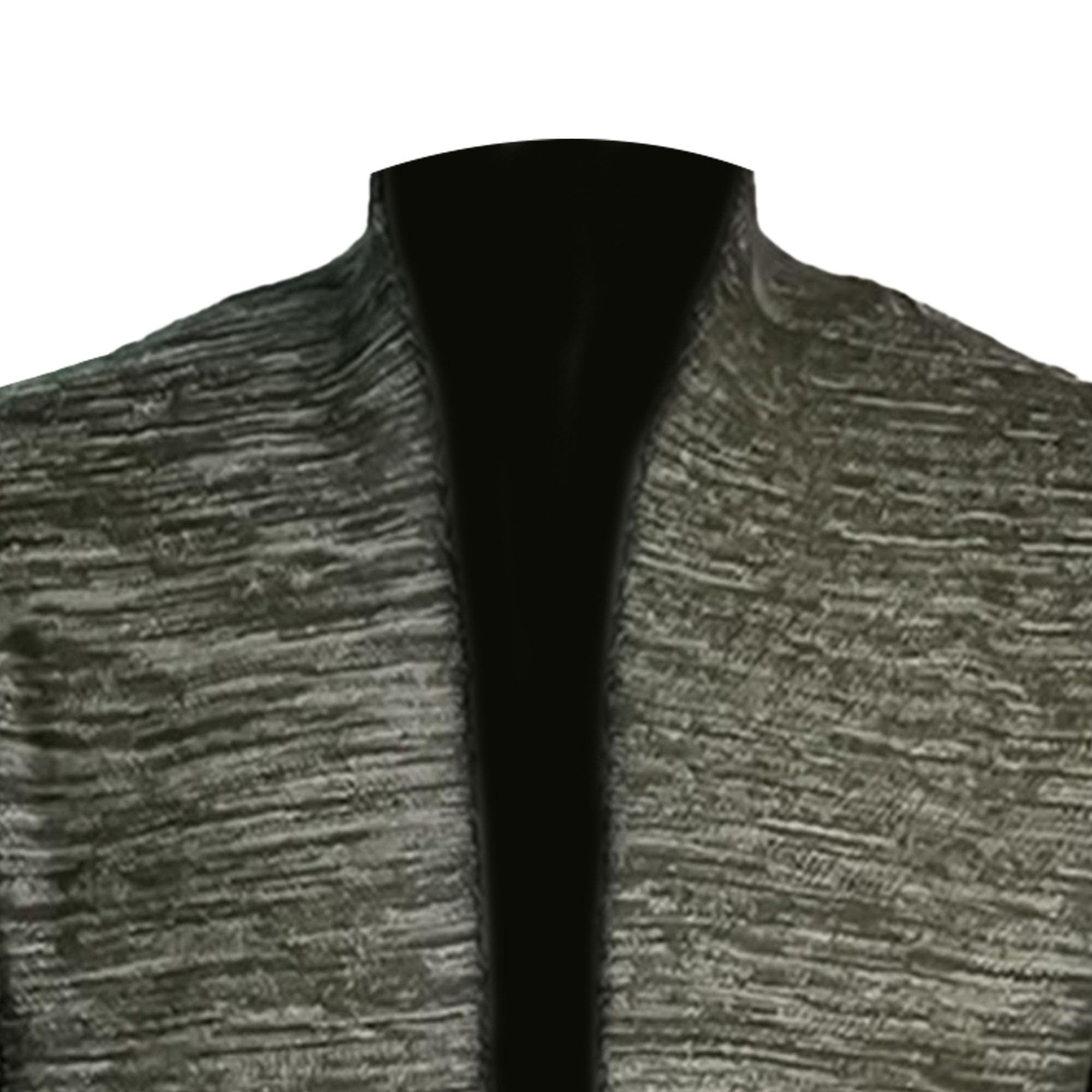 Men's Knitted Stretchy Cardigan Sweater Solid Color Loose Casual Coats Stylish Youth Long Sleeves Sweatshirt (3X-Large,Pitch Green)