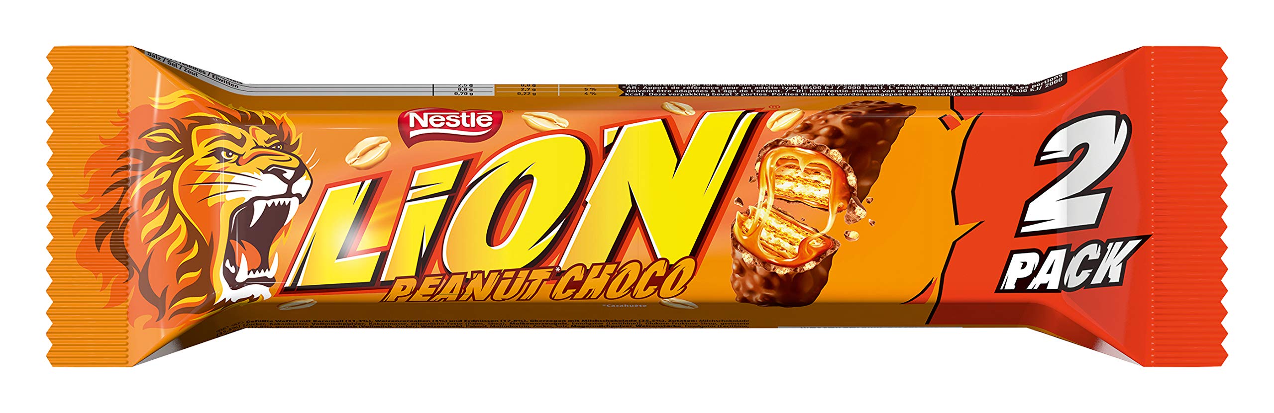 Nestlé Lion Lion Peanut Lot de 28 (2 x 31 g)