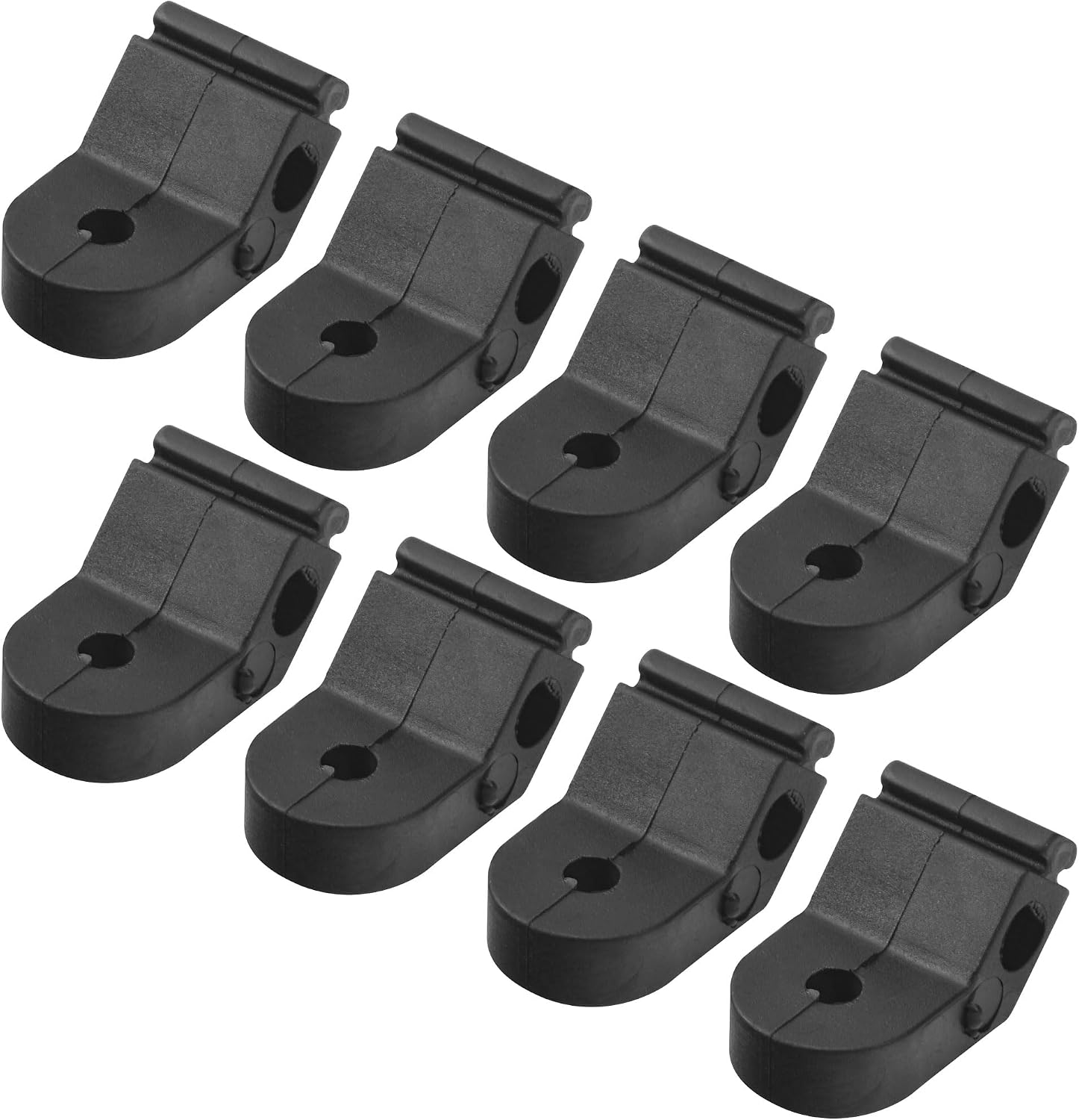 8 Pack 5095202 Rubber Pump Feet Replacement Parts, Black, Compatible with Fimco, Flowjet and Quad Sprayer Pumps, as Jabsco 31295 and 31395 Series, Fit 5151087, 5151086, 5151089, and 5275087