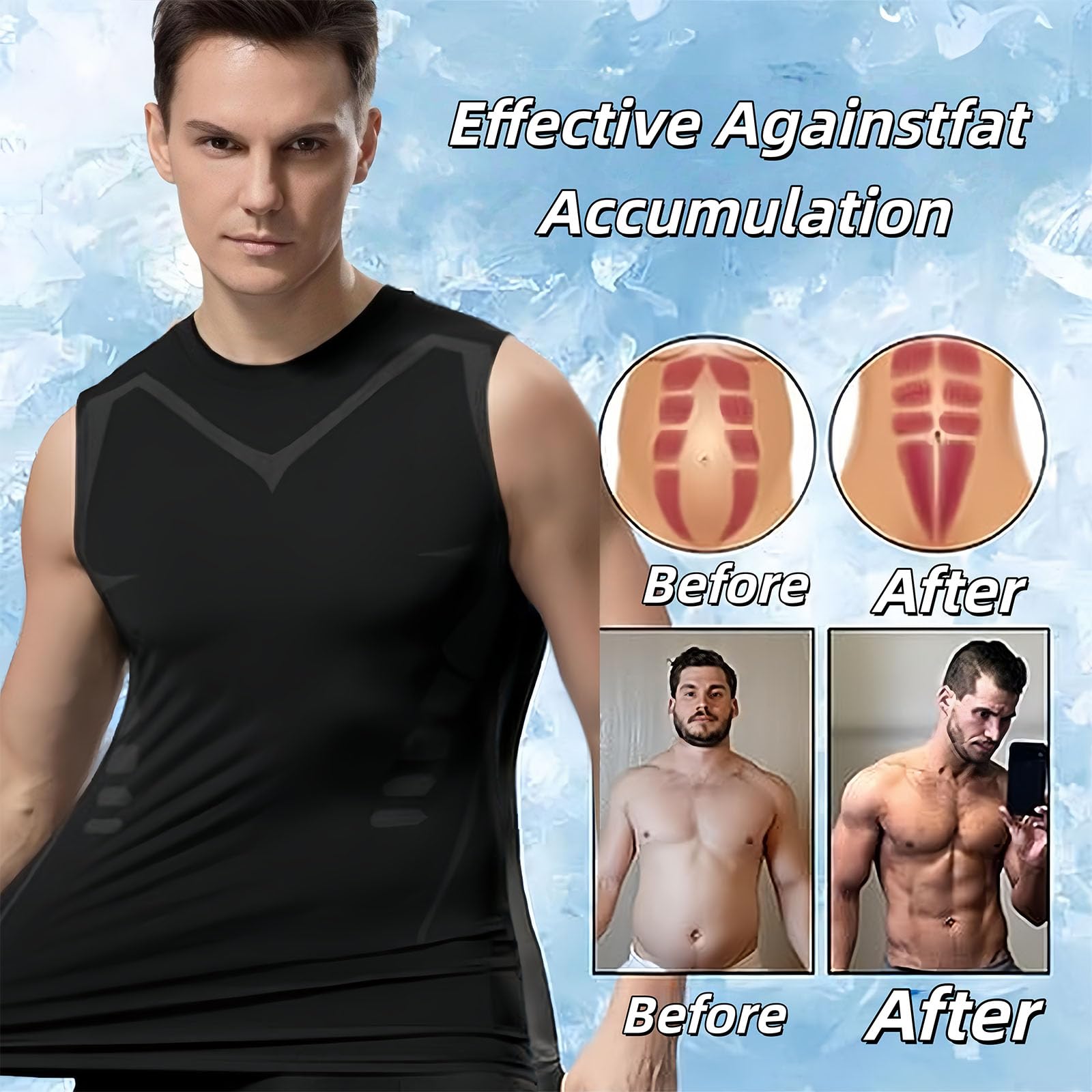 V-Boost V2 Compression Tank, Feel The Power of Confidence, Energy & Strengt