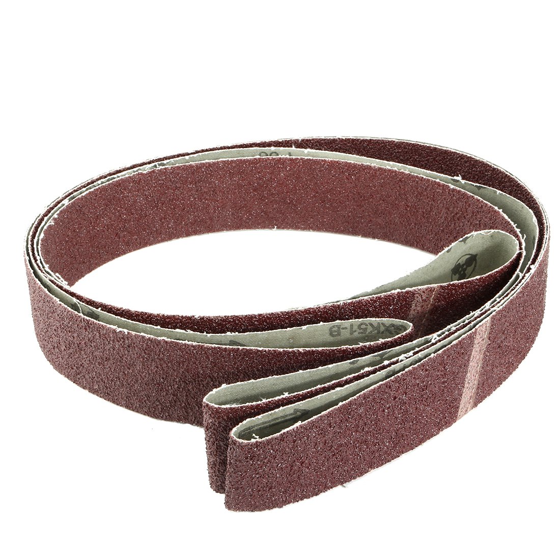 Uxcell Sourcingmap 2-Inch X 72-Inch Aluminum Oxide Sanding Belt 36 Grits Sandpaper Lapped Joint For Belt Sander 2Pcs
