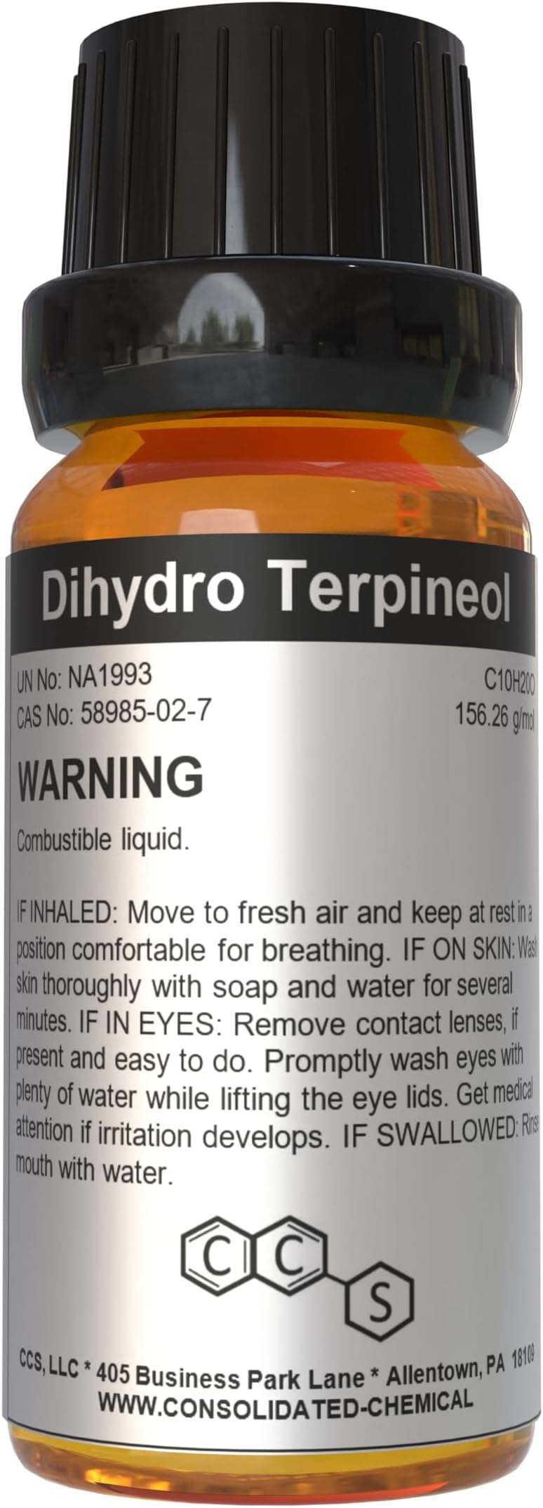 Dihydro Terpineol (Menthanol) Aroma/Flavor Compound High Purity - 30mL (1 Fl Oz)