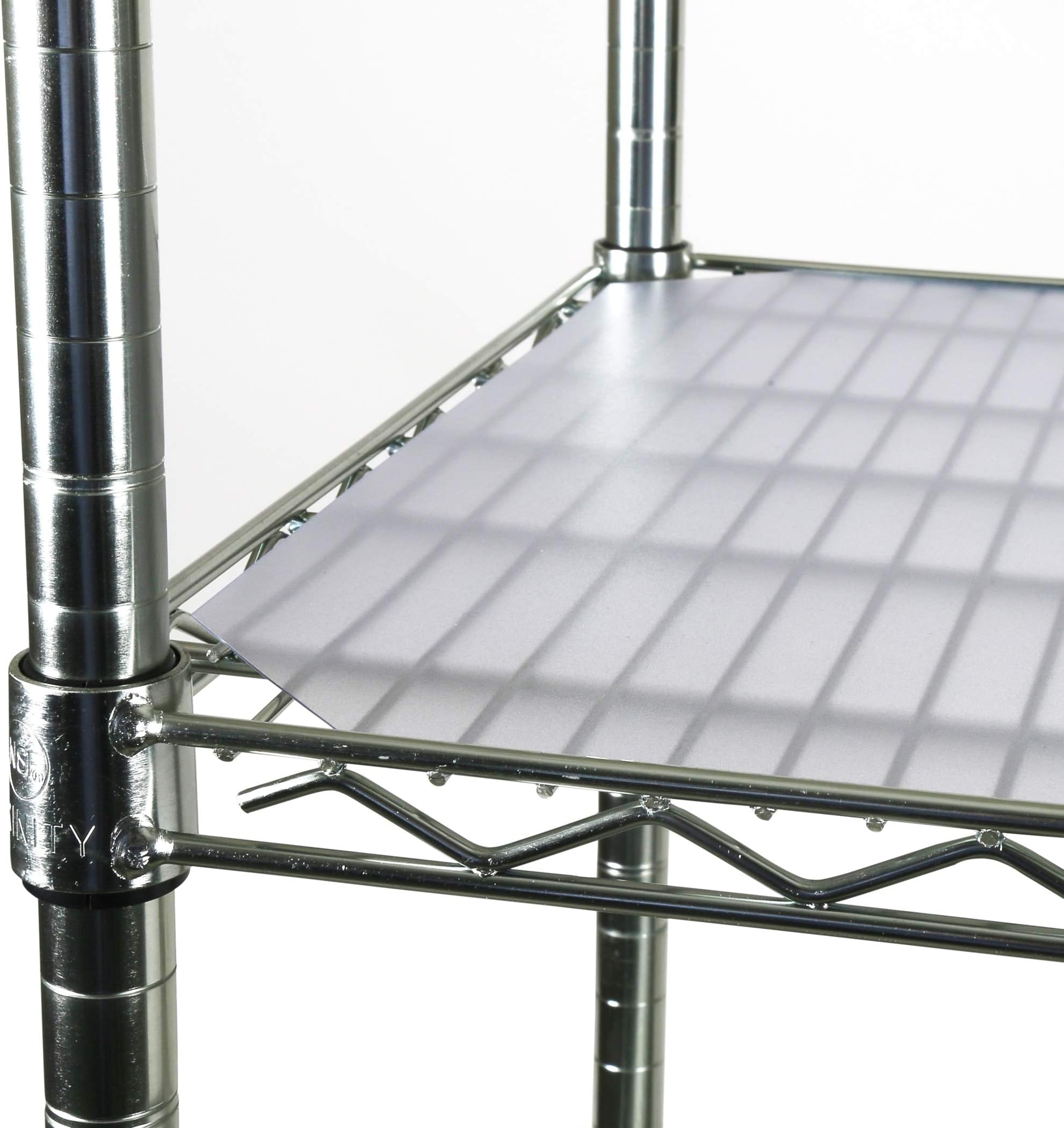 PVC Shelf Liners for Wire Shelving, 4 Pack, Clear Shelf Liners, for Shelf Size 30" x 18".