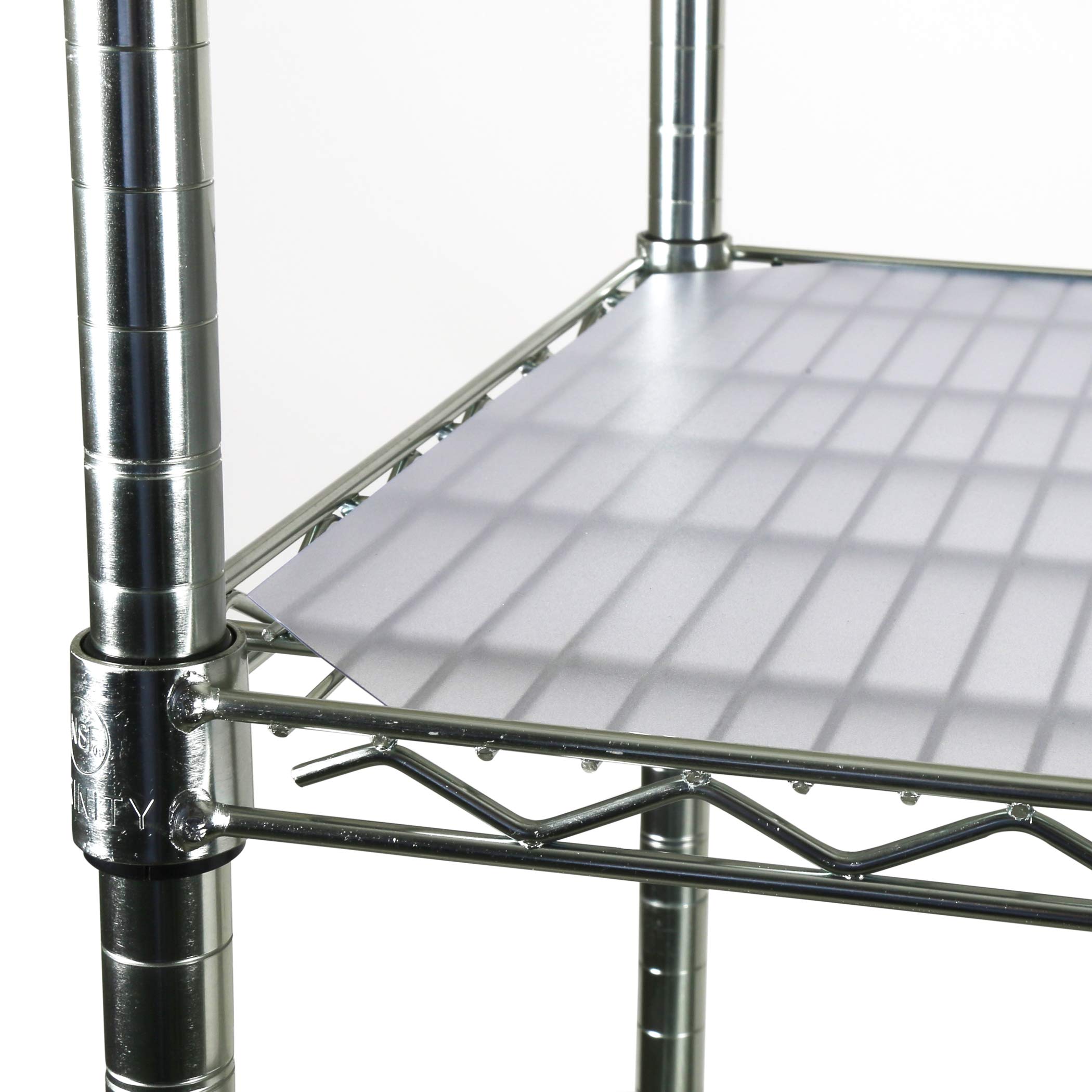 PVC Shelf Liners for Wire Shelving, 4 Pack, Clear Shelf Liners, for Shelf Size 30" x 18".