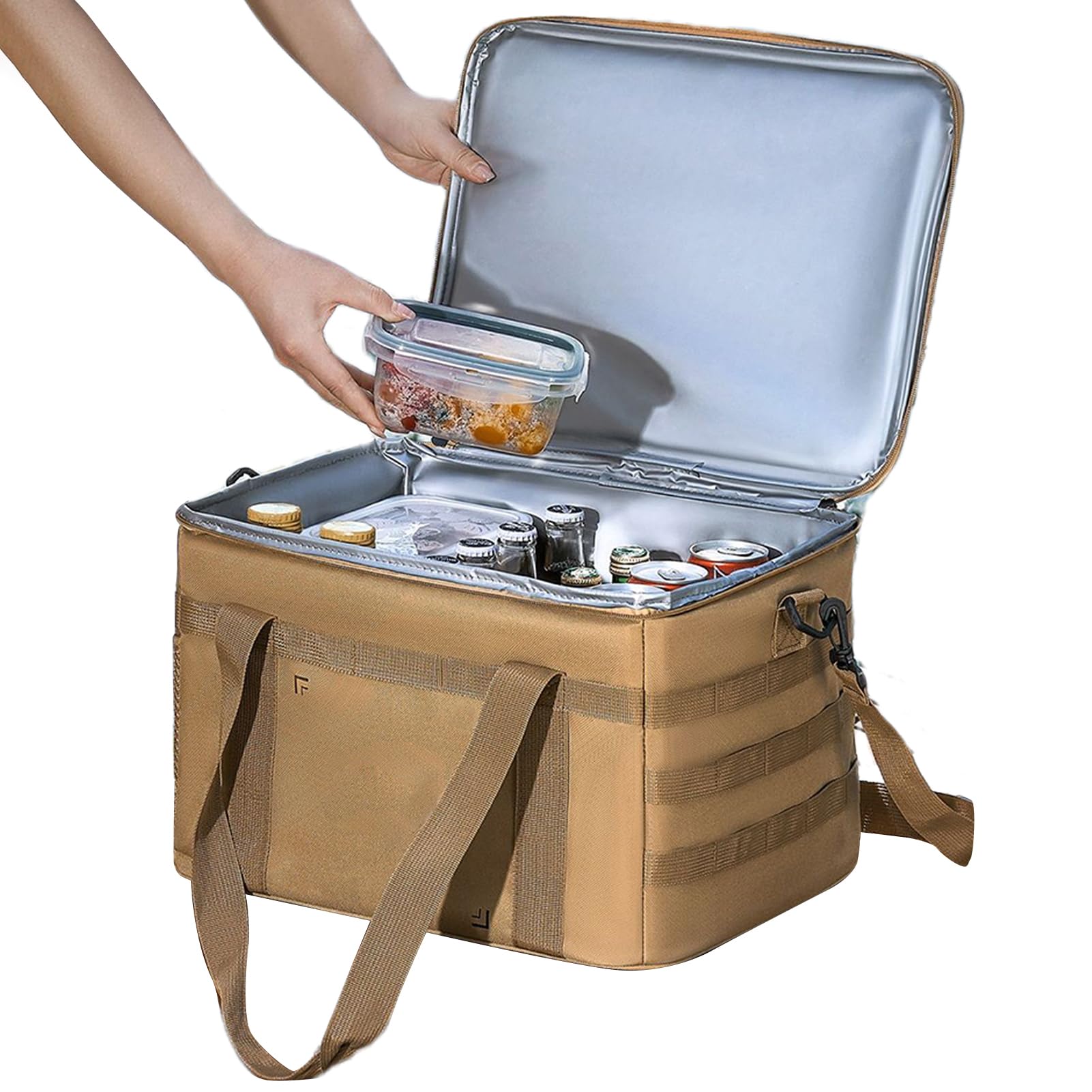 Sac de rangement camping glacière isolante imperméable 36L - 8