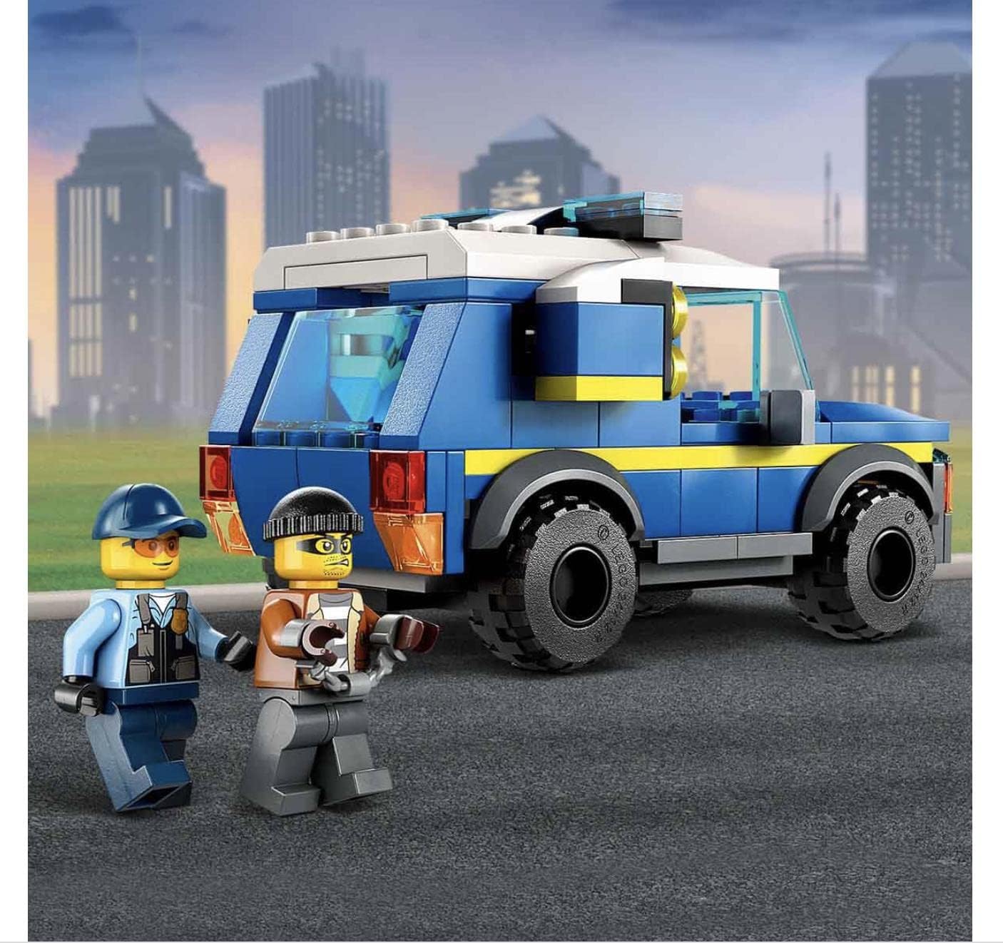 Lego 60371 City Emergency Vehicle Headquarters Building Set with Toy Helicopter, Ambulance, Toy Motorbike and Police Car, Gift Idea for Children Over 6 Years Old