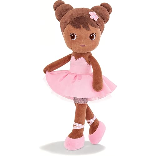 Lazada African American Baby Dolls Gifts Soft Plush Girl Toys Brown Skin 16"