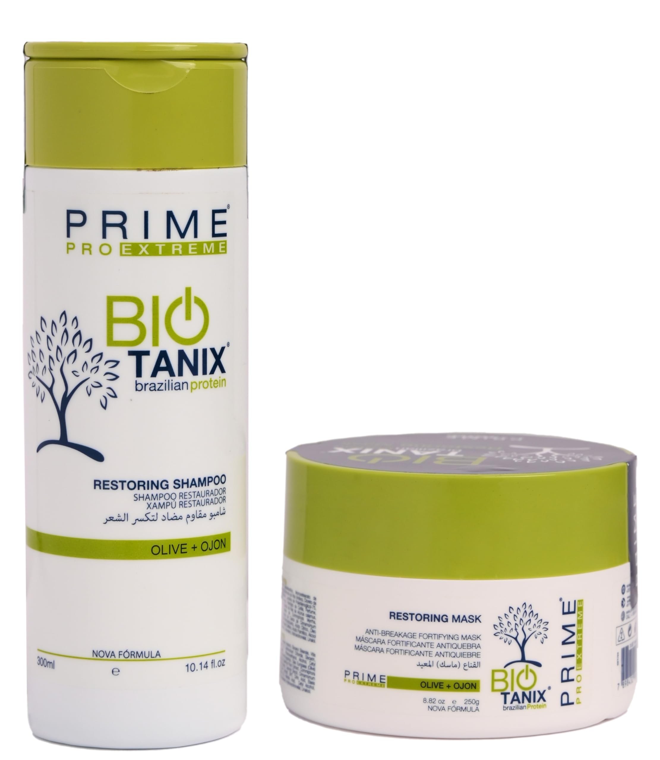 PRIME PRO EXTREME BIO TANIX Brazilian Protein Home Care Restoring Shampoo & Mask For Chemically Treated Hair Olive + Ojon Hair Combo Kit For Women/Men-image-28