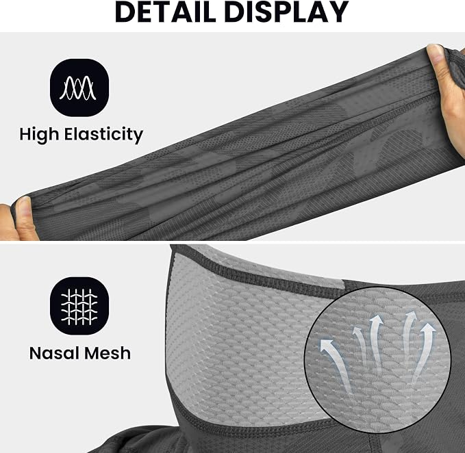 Balaclava cooling con protección solar para hombre y mujer miniatura 4