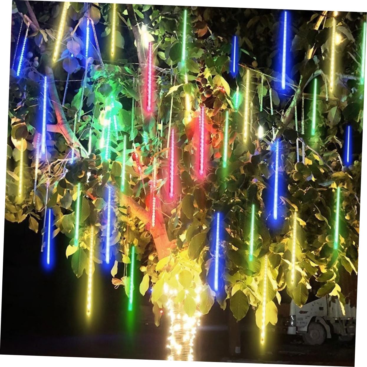 Gogogmee Meteor Lights Protective Shell 10pcs String Light Tube Protectors for Outdoor Dec