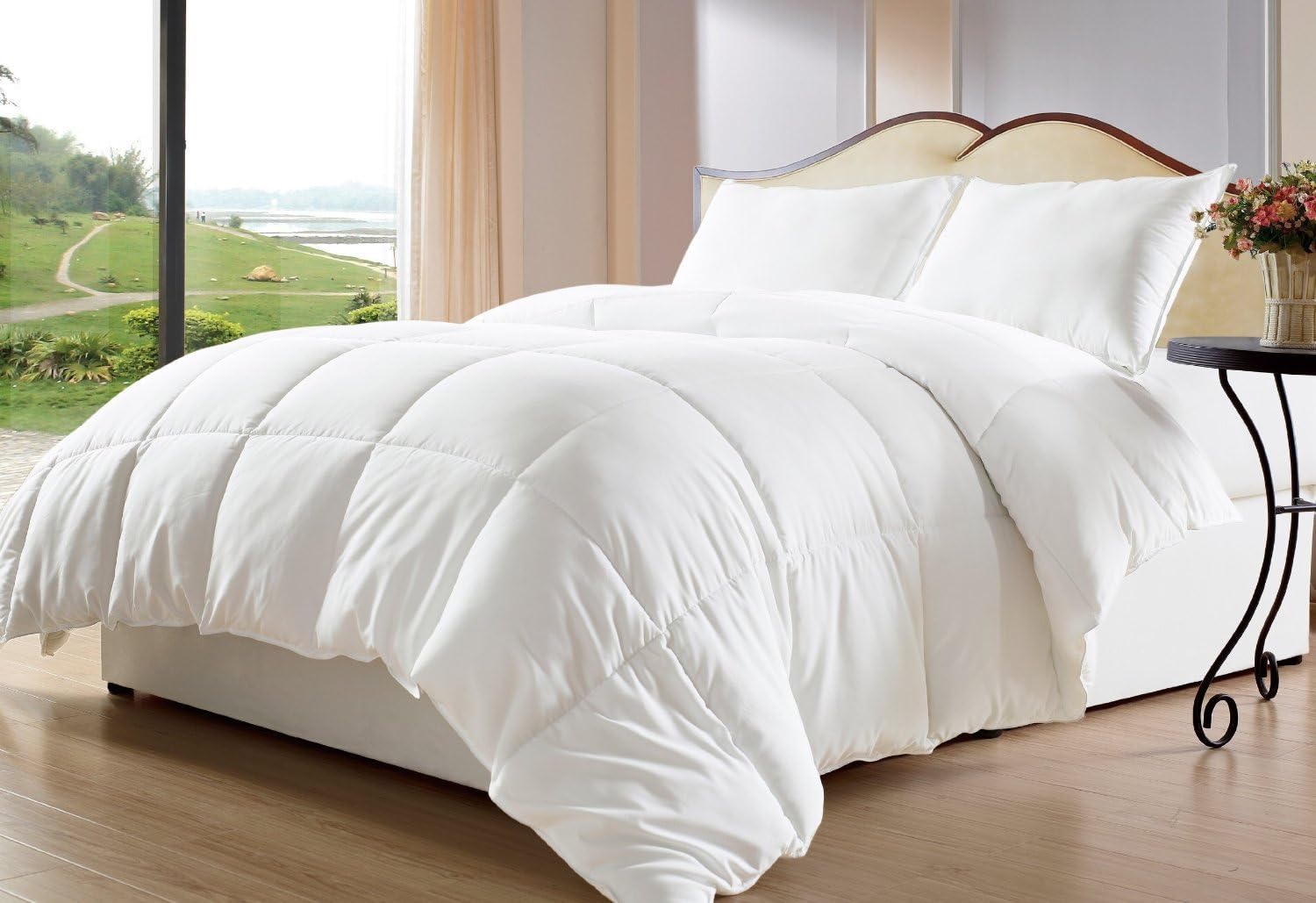 Elegant Comfort White Down Alternative Comforter Duvet Insert Twin/Twin XL
