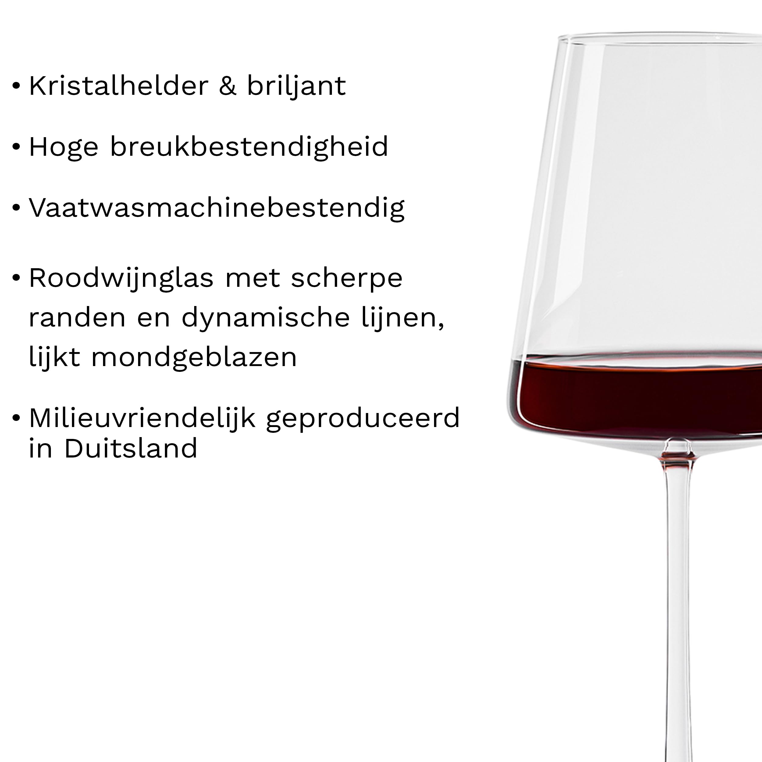 Stölzle Lausitz White Wine Glasses Classic Set of 6, 305 ml – Durable Crystal Glasses Ideal for Light White and Red Wines – Dishwasher Safe