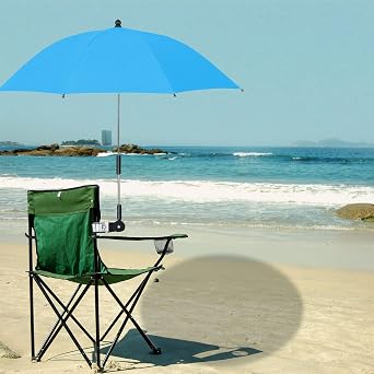 Stroller Multi-directional Outdoor Product Sunshade Chair Umbrella 3color Universal With Clip 360 Adjustable Umbrellas