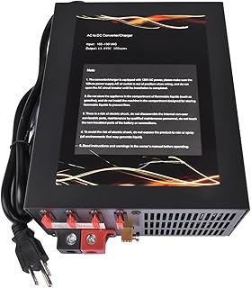 100Amp 12Volt Power Supply Converter 3-Stage Smart Charger #PM3-100LK Wide Voltage Range Overload Thermal Protection Lamerto