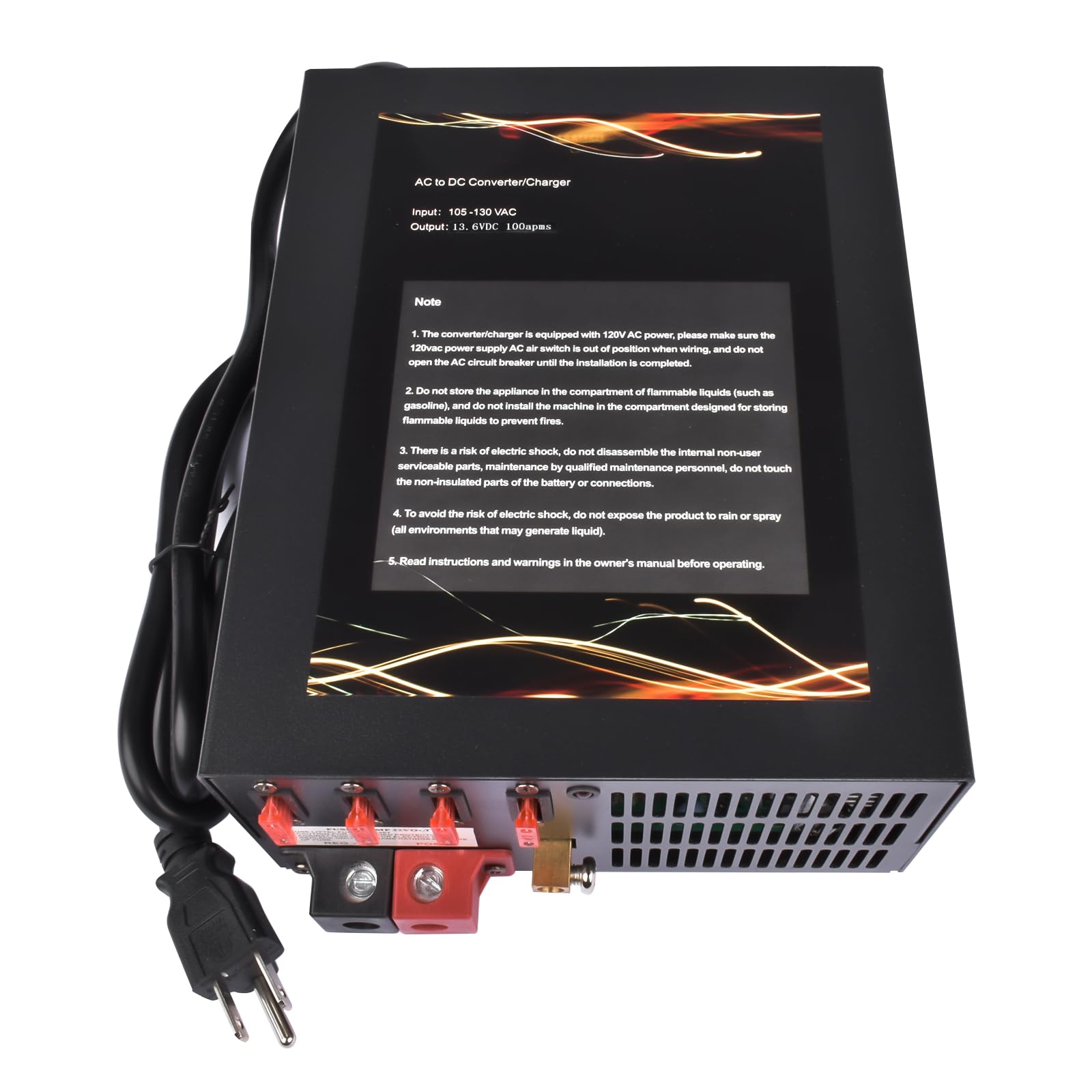 Snapklik.com : Lamerto 100 Amp 12V RV Power Converter