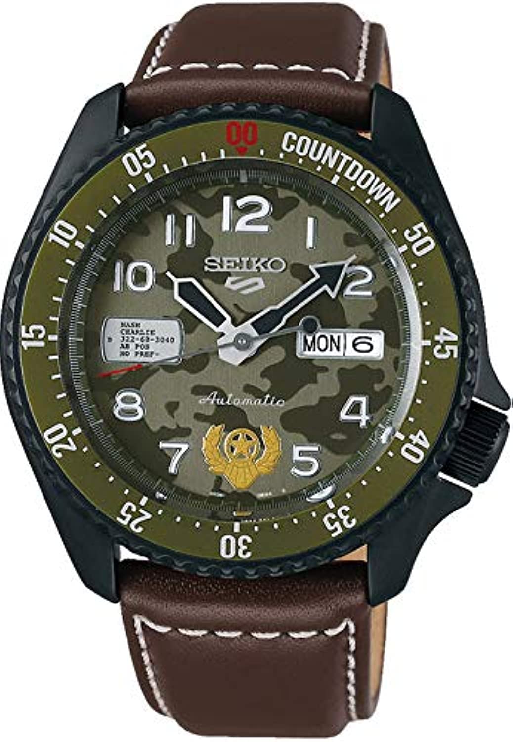 Seiko5 Steet Fighter 'Guile' SRPF21K1 Automatic Mens Watch Highly Limited Edition