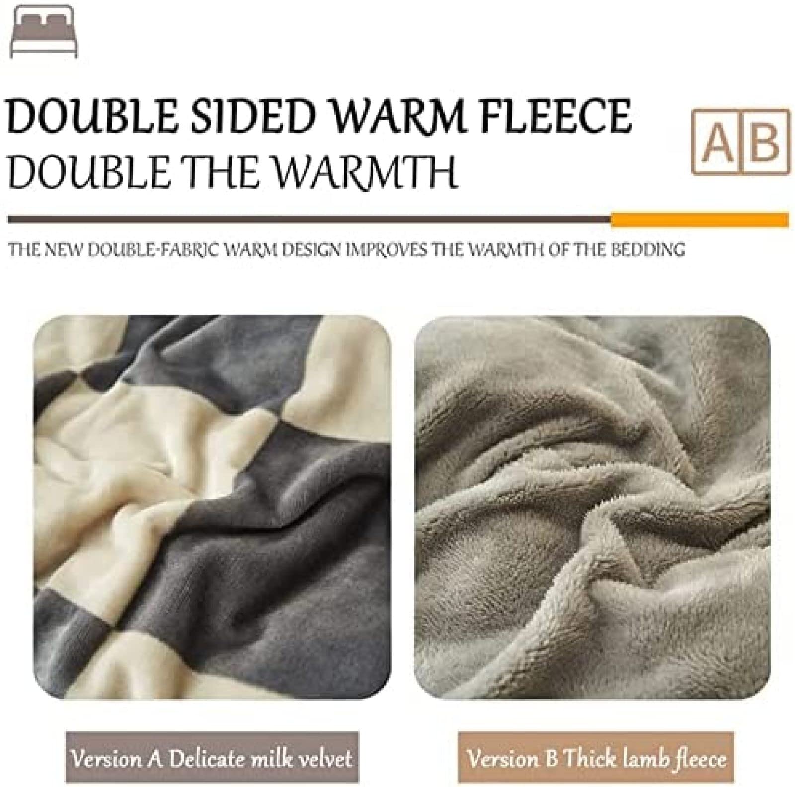 LOUJIN Coperta aria condizionata, coperta in pile di flanella super morbida, comoda e leggera, in microfibra anti-pelucchi, coperta in peluche