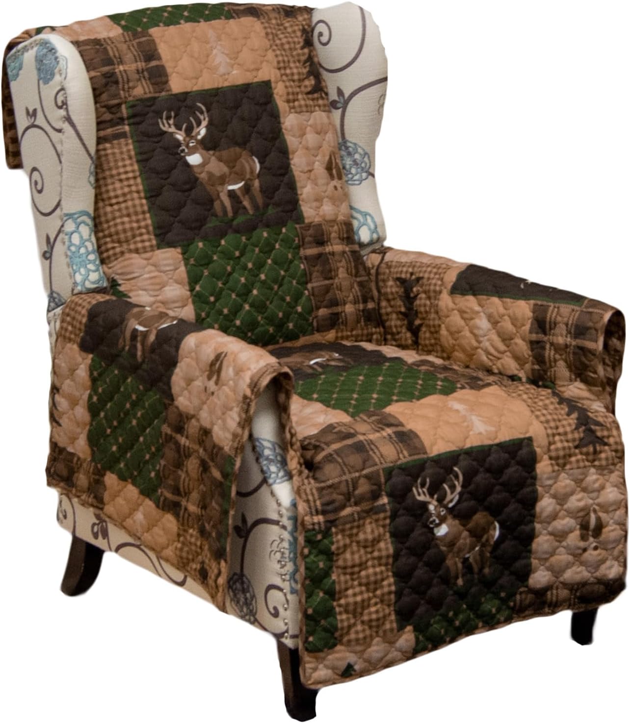 Donna Sharp Green Forest Chair Cover