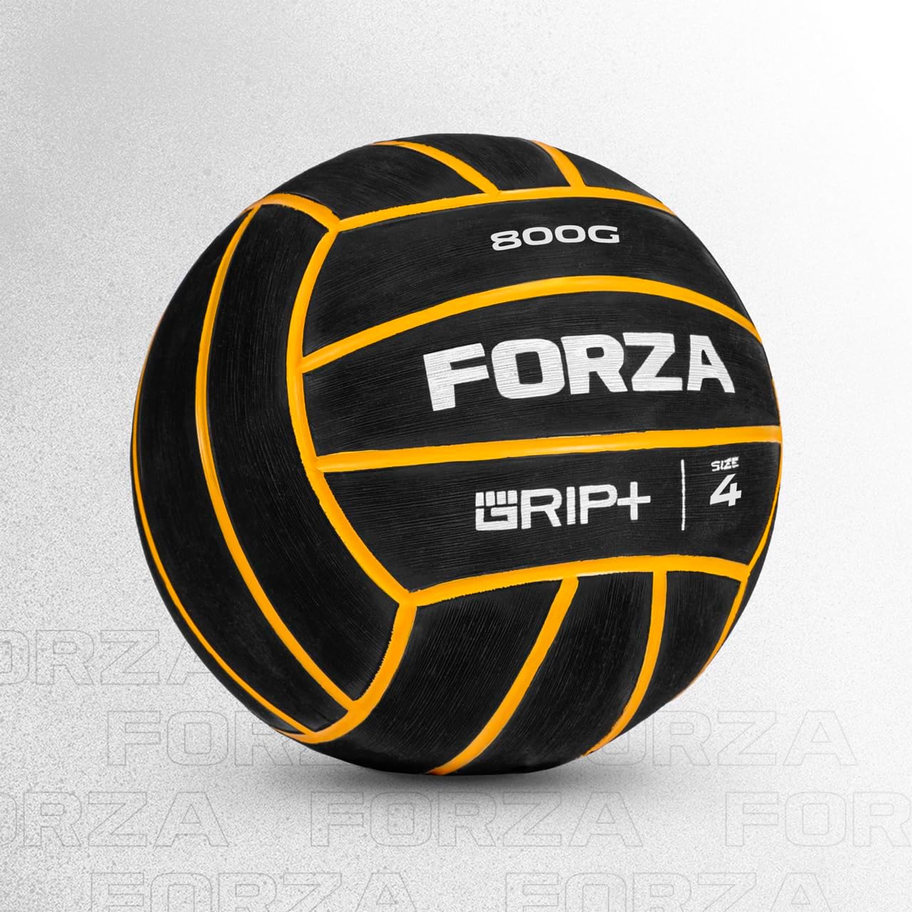 FORZA Weighted Water Polo Ball – Strength & Endurance Training, Premium Rubber, Grip+ Technology