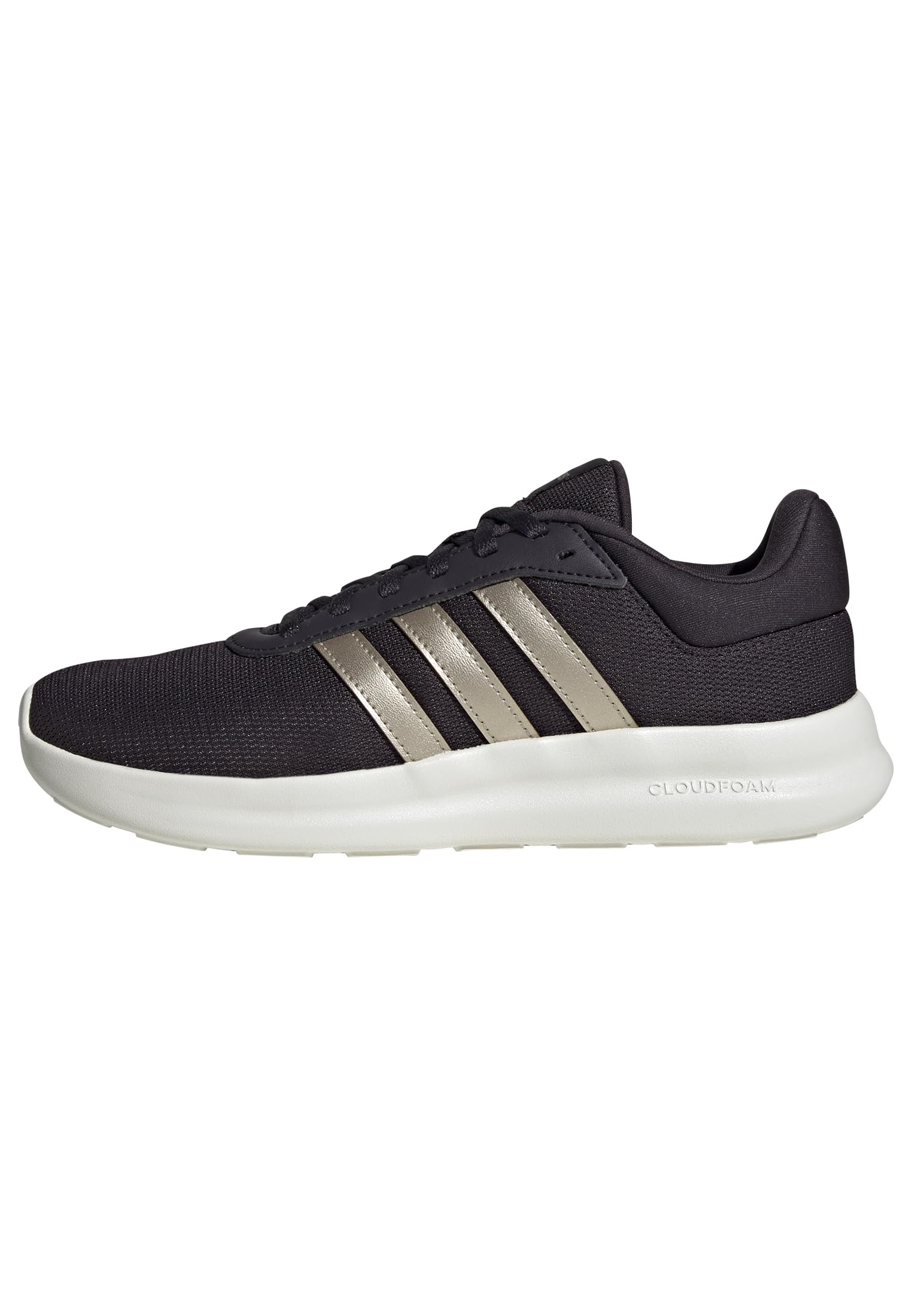 adidas Women's LITE Racer 4.0 Shoes, Aurora Black/Cyber met./core White, 4 UK