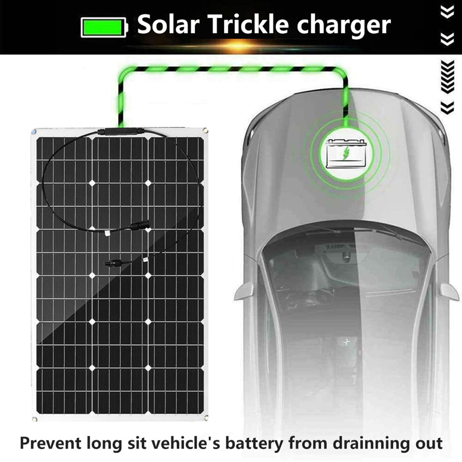 Kit Pannello Solare Flessibile 300W Pannelli Solari Monocristallini Fotovoltaici Moduli 40A Regolatore di Carica per Case Mobili Auto Barche Caravan Caricabatterie 8 * 300W