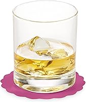 Vista 6 de Posavasos desechables de papel fucsia para bebidas, posavasos redondos de 3.5 pulgadas para bar, cóctel, bebidas, vino o evento, paquete de 500