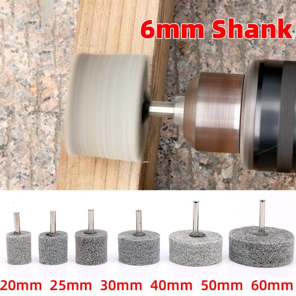 1Pcs 6mm Shank Fiber Nylon Special Mounted Point Grinding Head for Mould Finish Polish Grinder Rotary Tools,50